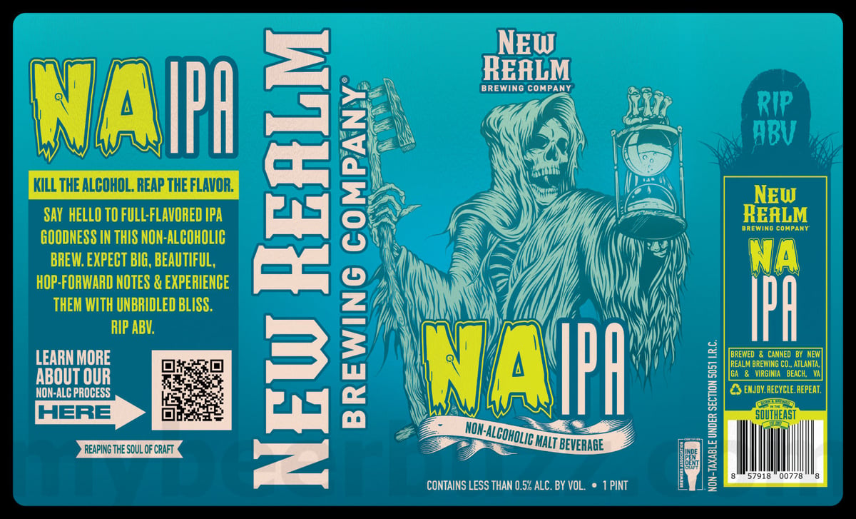 New Realm Adding NA Hazy IPA & NA IPA (Non-Alcoholic) 8 apostMBB 3226