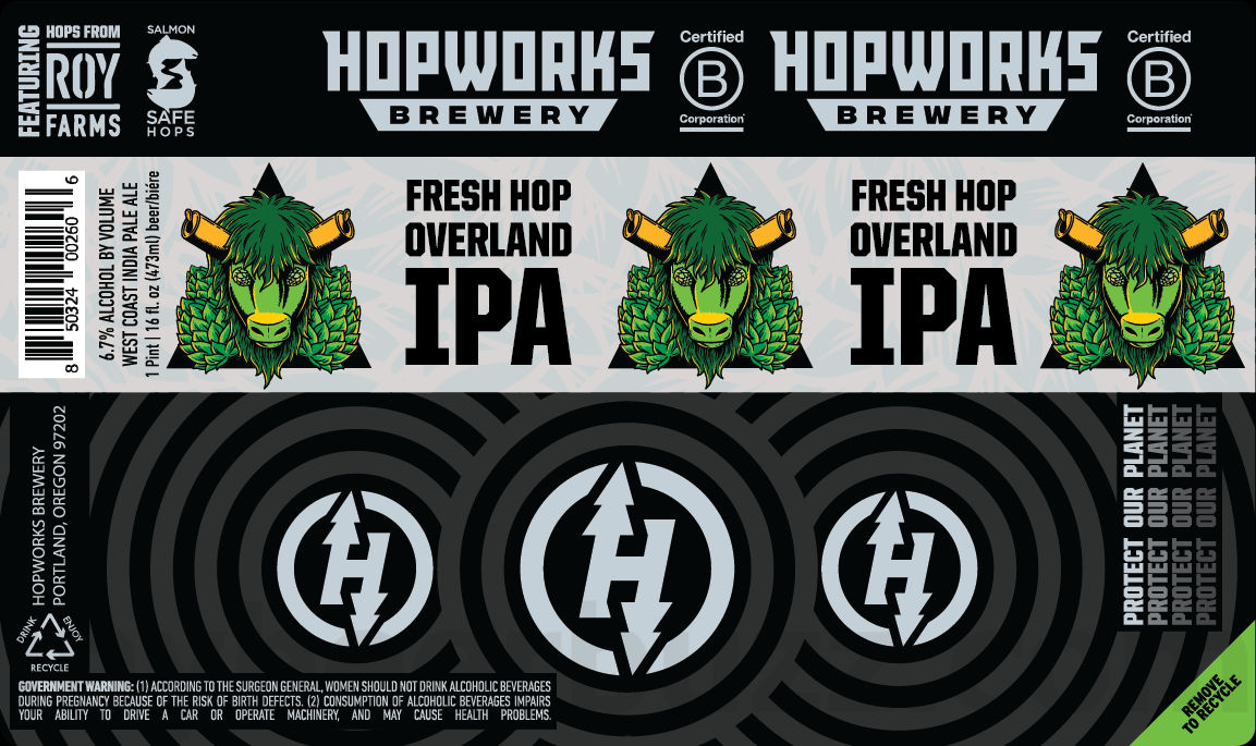Hopworks Adding Overland IPA, Fresh Hop Overland IPA & Beer Time Pilsner 8 apostMBB 3240