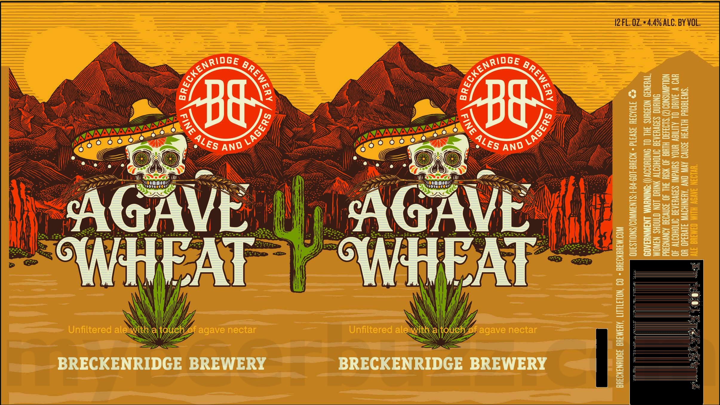 Breckenridge Brewery Adding Imperial Agave Wheat Watermelon Lime / Classic Porter / Summer Pils Shandy / Neapolitan Porter / German Chocolate Porter / Funslinger / Agave Wheat 14 apostMBB 3242