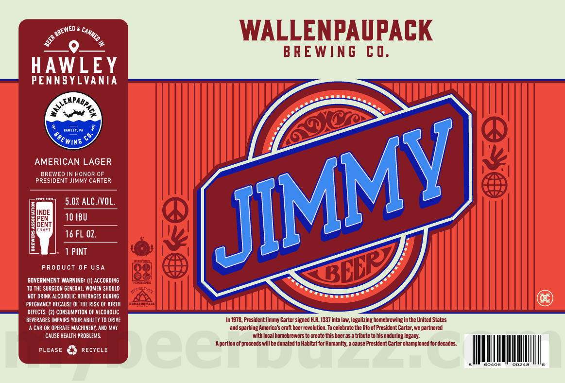 Wallenpaupack Brewing Adding American Blonde, Dock Days, For The Love Of Lager: Pre-Prohibition, Munich-Style, Italian-Style, Pocket Bock, German-Style Dark, Lake Haze #27, #26, #25 & #24 / Haus / Home Half / Beer Garden Party / For The Love Of Lager Rye Lager / Activator / For The Love Of Lager Mexican-Style Dark Lager / Grand Kroon / Trône / Cinnamon Churro Cream Ale / Lake Haze #39 Tubin' / Dive Team / Tropikroon / HelleSent / Jimmy / You've Got The Rice Stuff / Dunkelweizen / Reaper's Revenge / 8th Anniversary 26 apostMBB 3265
