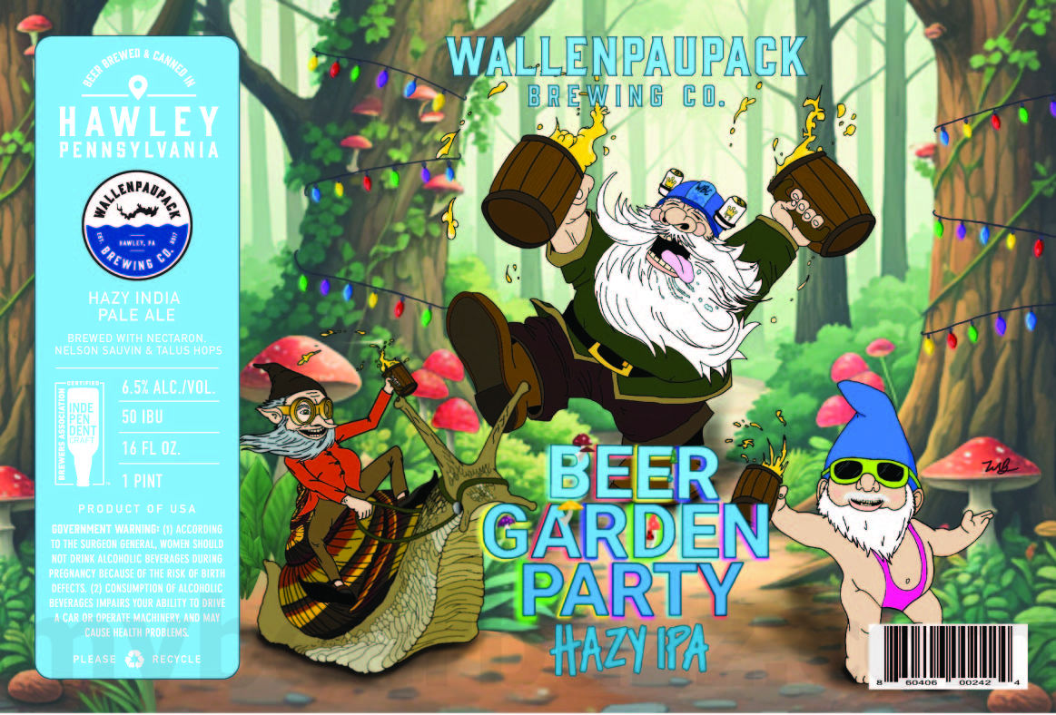 Wallenpaupack Brewing Adding American Blonde, Dock Days, For The Love Of Lager: Pre-Prohibition, Munich-Style, Italian-Style, Pocket Bock, German-Style Dark, Lake Haze #27, #26, #25 & #24 / Haus / Home Half / Beer Garden Party / For The Love Of Lager Rye Lager / Activator / For The Love Of Lager Mexican-Style Dark Lager / Grand Kroon / Trône / Cinnamon Churro Cream Ale / Lake Haze #39 Tubin' / Dive Team / Tropikroon / HelleSent / Jimmy / You've Got The Rice Stuff / Dunkelweizen / Reaper's Revenge / 8th Anniversary 37 apostMBB 3275