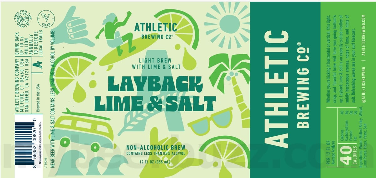 Athletic Brewing Adding Round Of Cheers Non-Alcoholic Brut IPA, Downwinder, Suped Up, Soul Sour, Geralt’s Gold, Mango Picante, Oktoberfest, Raspberry Sour, Vacation Reminder, Walker Hayes' Fancy Like, Lite, Layback Lime & Salt, Paceline Pedal, Chelada Amada, Aftershift, Moscow "Mule", WInter Wonder, Apricot Acres, Raspberry Espresso, Trailblazer, Lodge Life, Noble Pils, Move As One and Emerald Cliffs 27 apostMBB 3307