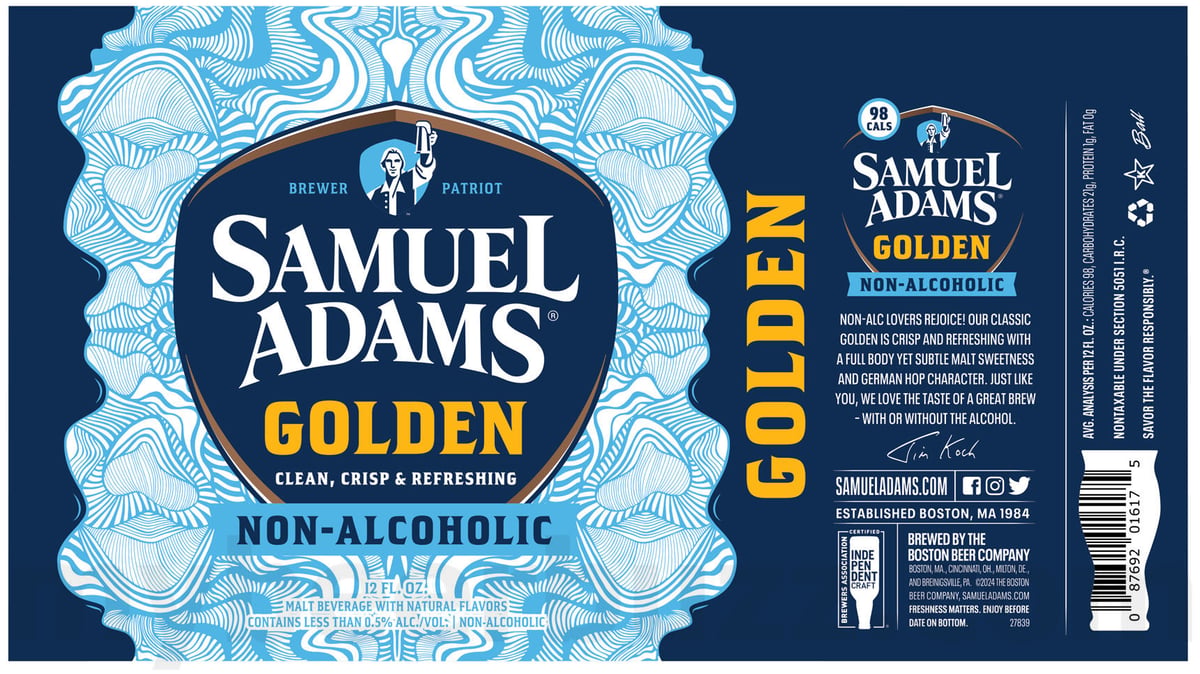 Samuel Adams Adding Gold Rush Non-Alcoholic Golden Ale / 2019 Utopias (Not So) Old Fashioned 9 apostMBB 3334