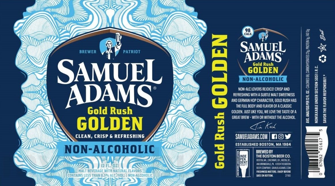 Samuel Adams Adding Gold Rush Non-Alcoholic Golden Ale / 2019 Utopias (Not So) Old Fashioned 10 apostMBB 3335