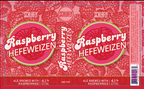Schlafly Adding Lightly Hazed Lager, Tandem Ale, Raspberry Hefeweizen & Wavy Hazy Citrus Wheat Cans 8 apostMBB 3338