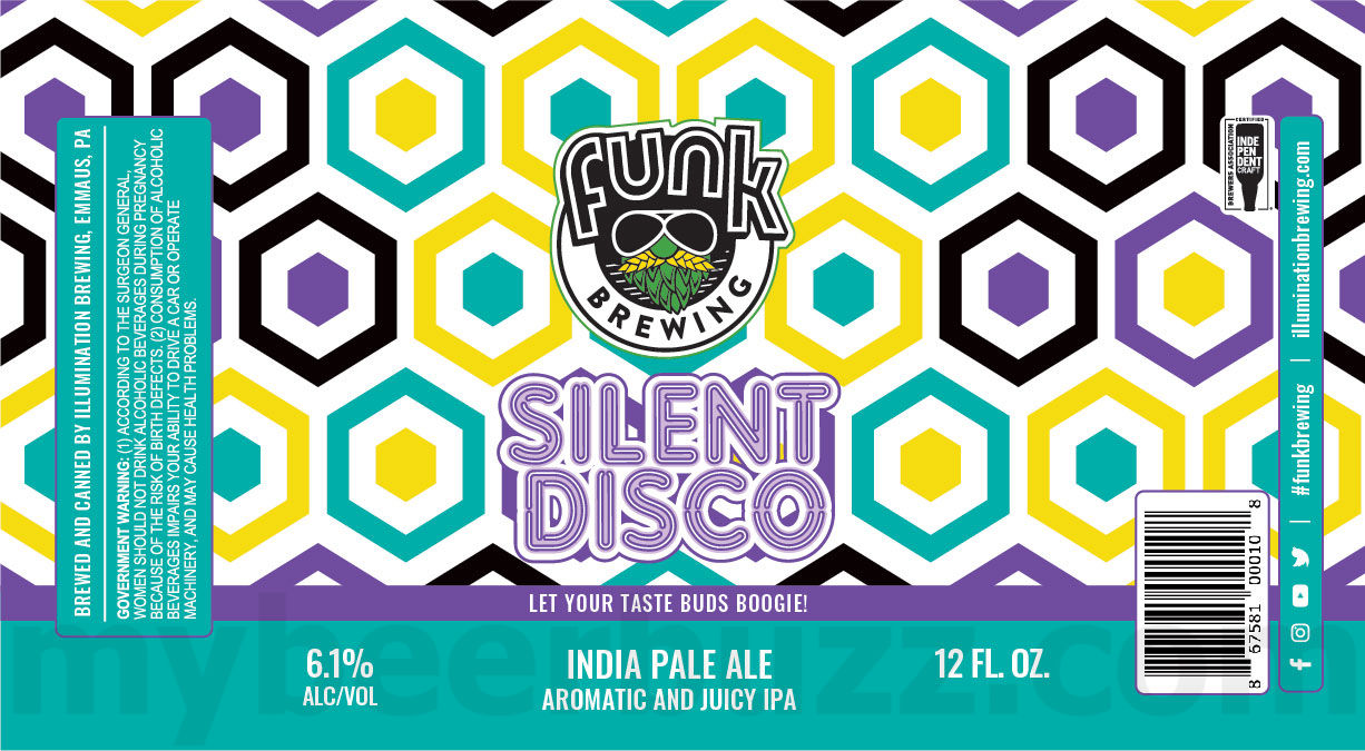 Funk Brewing Adding Blueberry Sour Power, Oatmeal Cookie, Watermelon Sour Power, RnD, Ring Bling, Onyx, Steady, Blood Orange Sour Power, Citrus, Silent Disco, Silent Luau, Iron Menace, Funk Lo-Cal, East vs West, Cookie Monster, Lancaster Stormers IPA, Pipe Dream, Chocolate Dreams & Strong And Pretty 24 apostMBB 3380