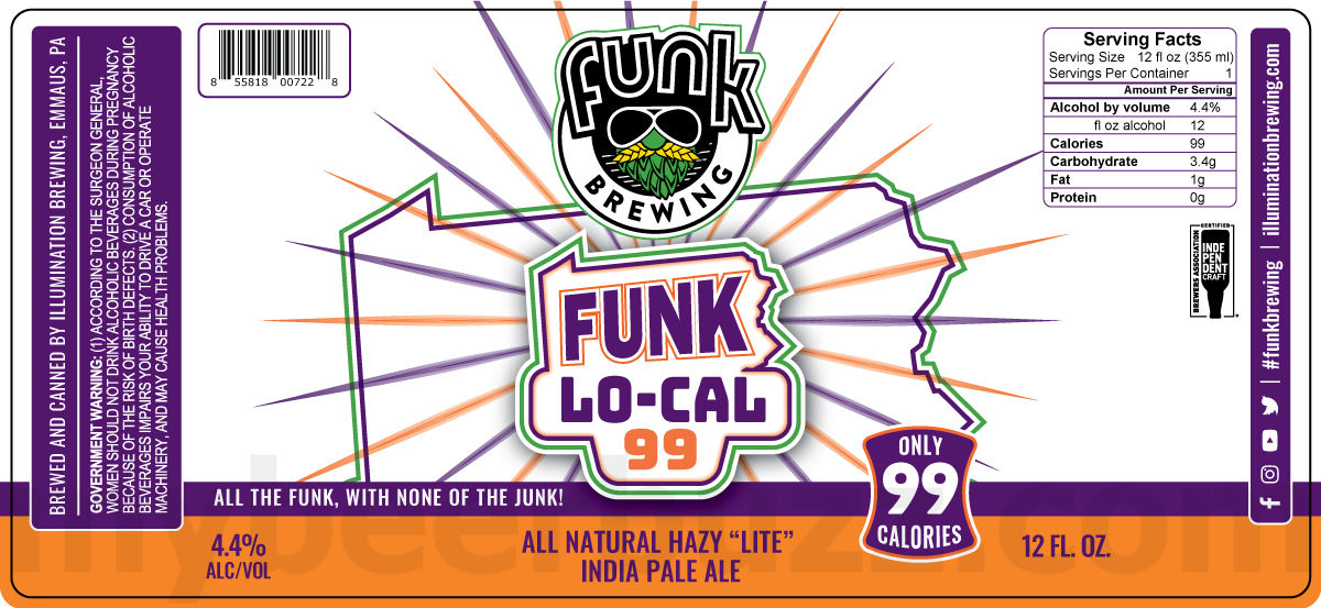 Funk Brewing Adding Blueberry Sour Power, Oatmeal Cookie, Watermelon Sour Power, RnD, Ring Bling, Onyx, Steady, Blood Orange Sour Power, Citrus, Silent Disco, Silent Luau, Iron Menace, Funk Lo-Cal, East vs West, Cookie Monster, Lancaster Stormers IPA, Pipe Dream, Chocolate Dreams & Strong And Pretty 32 apostMBB 3387