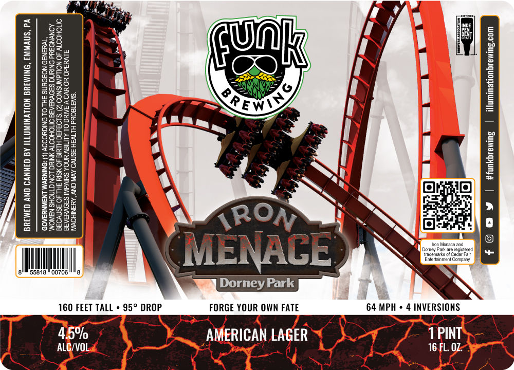 Funk Brewing Adding Blueberry Sour Power, Oatmeal Cookie, Watermelon Sour Power, RnD, Ring Bling, Onyx, Steady, Blood Orange Sour Power, Citrus, Silent Disco, Silent Luau, Iron Menace, Funk Lo-Cal, East vs West, Cookie Monster, Lancaster Stormers IPA, Pipe Dream, Chocolate Dreams & Strong And Pretty 33 apostMBB 3388