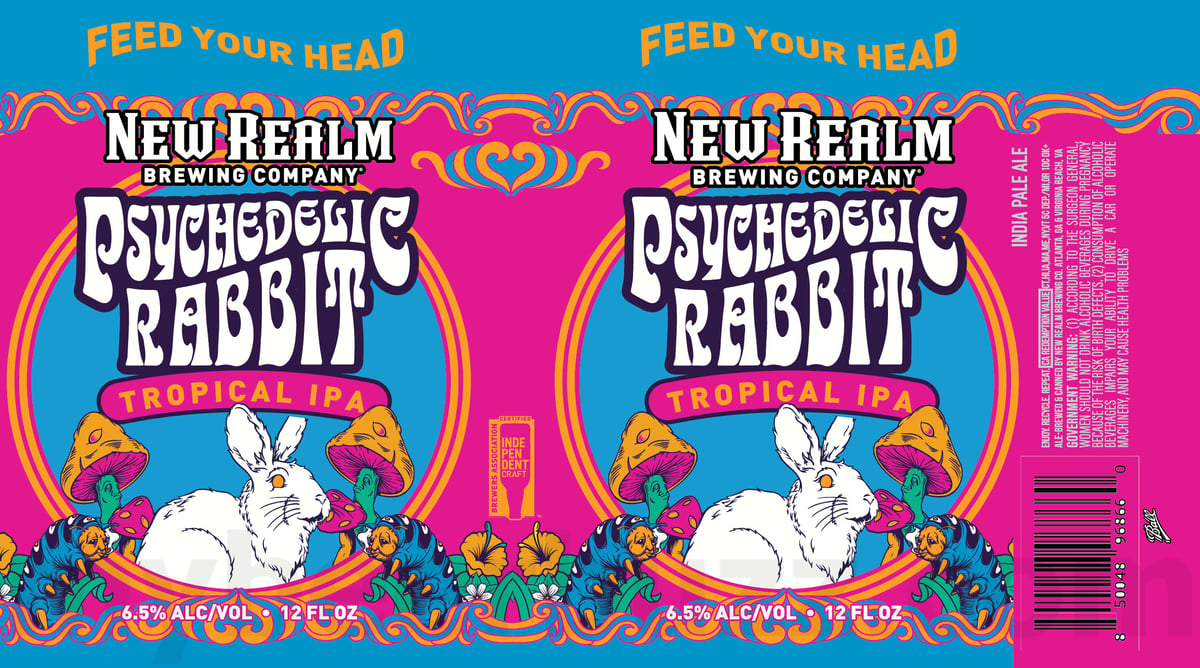 New Realm Adding Munich Dunkel & Bavarian Prince Hacker-Pschorr Collaboration / Psychedelic Rabbit / Victory Or Valhalla / Hoptropolis / Hoplandia 8 apostMBB 3395