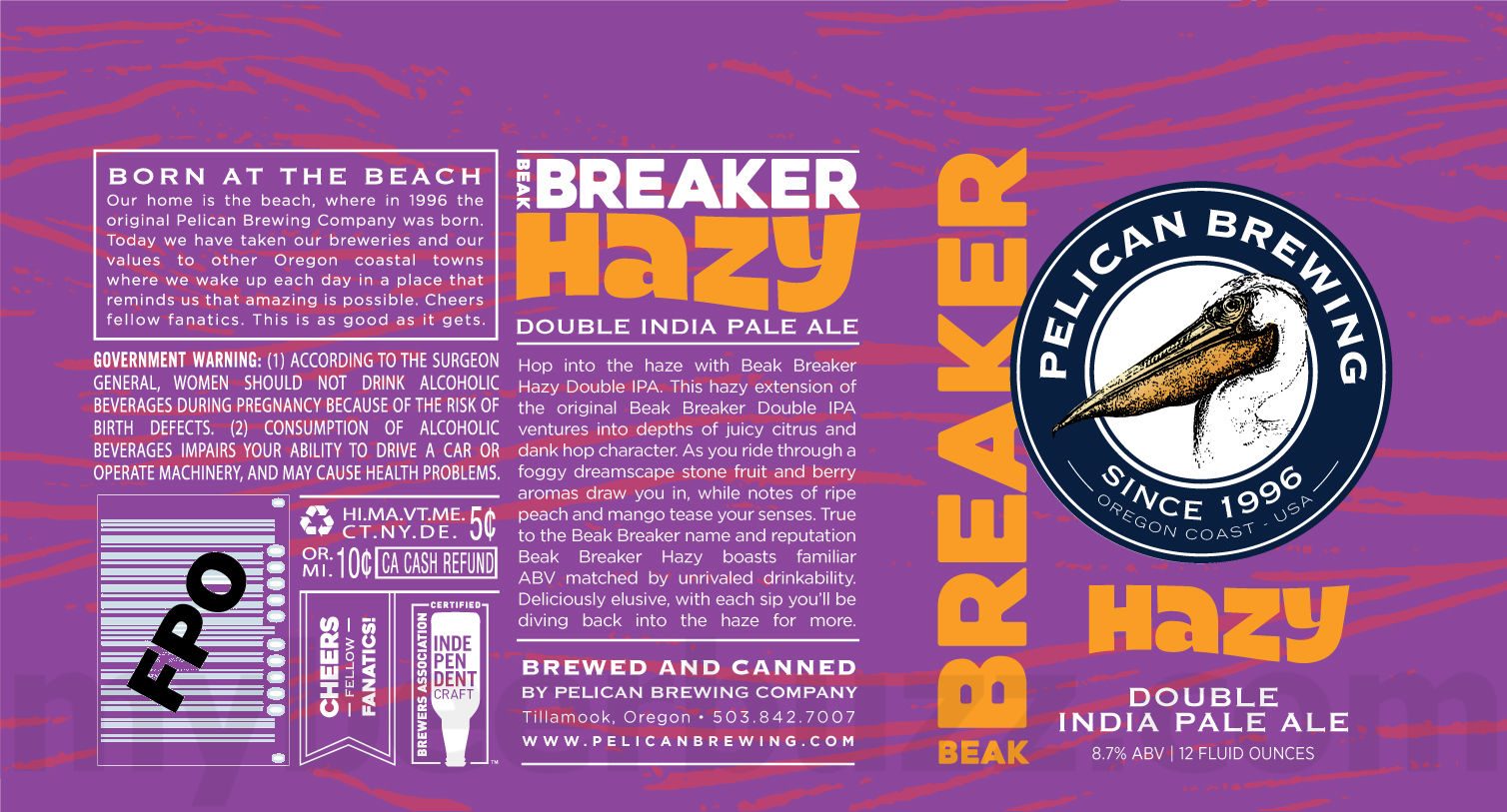 Pelican Working On South Of The Breaker, Beak Breaker Hazy & Planet Nectaron 8 apostMBB 3424