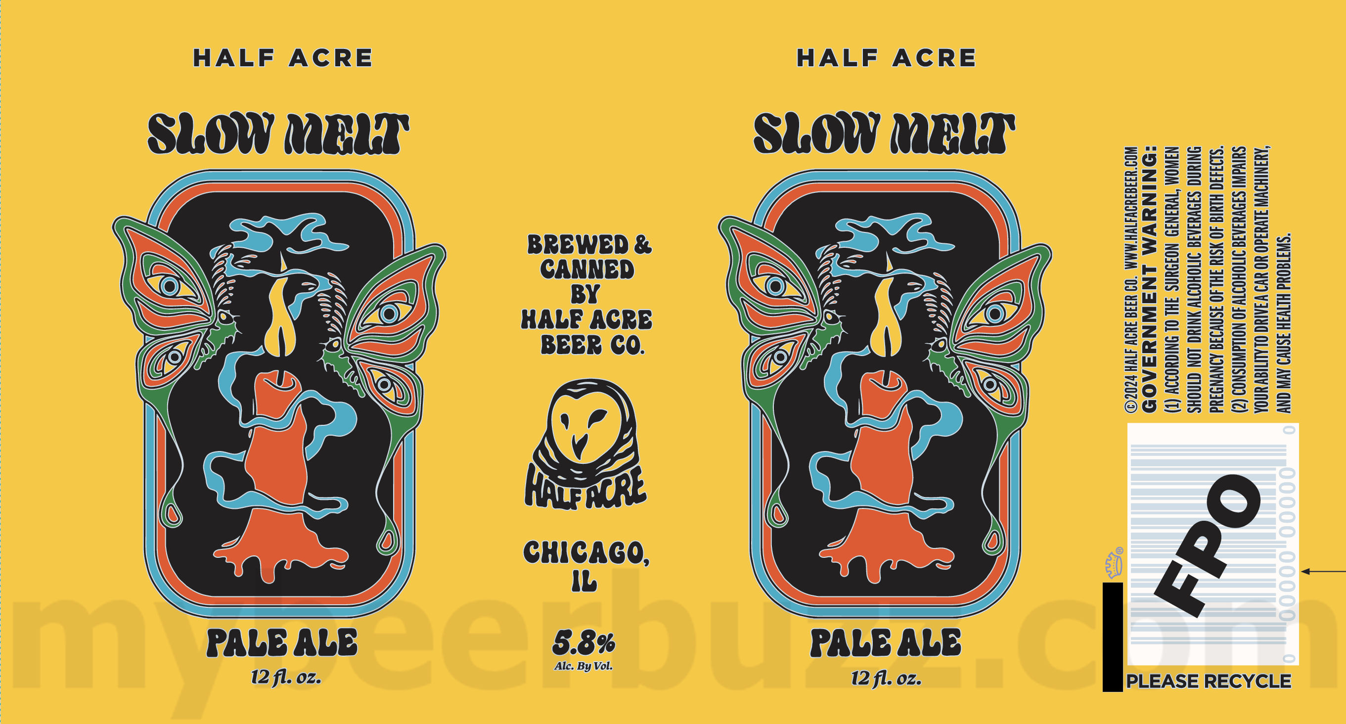 Half Acre Adding Vallejo, Slow Melt, 2025 Far Star, Sunset Vallejo & Lagertown Cans 10 apostMBB 3427