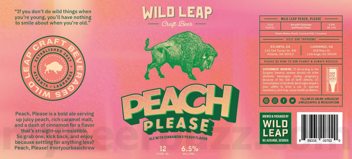 Wild Leap Working On Alpha Abstraction Volume 21, XX, 19, 18, 22, 23, 24, 27, 28, 29 & 17 / Lone Buffalo / Local Gold / Chance IPA / Süperlager / Vacanza / Coast West ‘22 / Blueberry LMN ADE / LMN ADE / Oktoberfest / Birthday Month / Side Bae / Vacanza / Cocoa Caliente / Truck Chaser / Island Haze / Alpha Abstraction Vol XXV / Alpha Abstraction Volume 26 / ETA Hazy IPA / Island Haze / Chance / Buck Wild / Peach Please / Double Chance / Blueberry LMNADE 20 apostMBB 3432