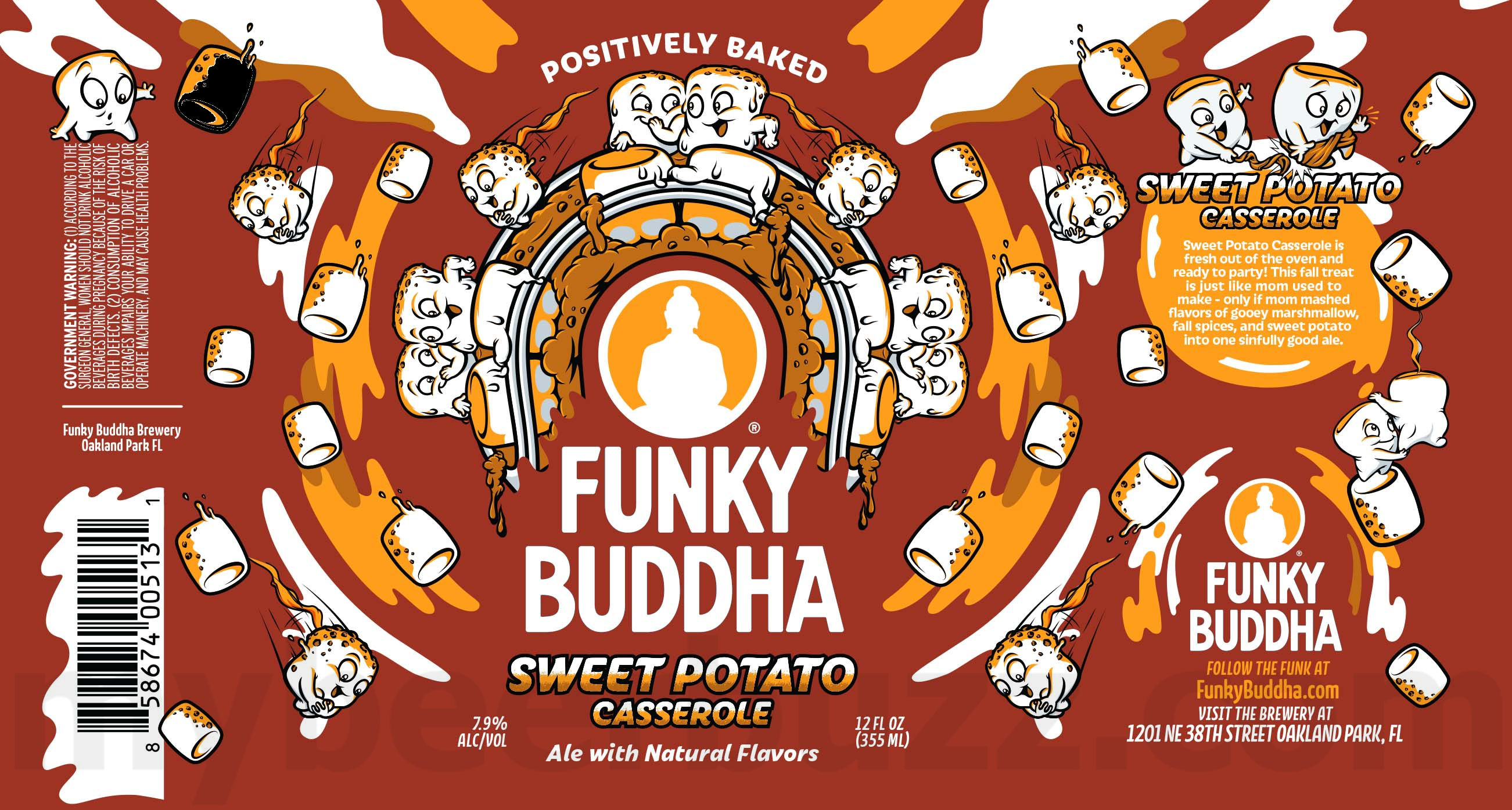 Funky Buddha Fire In The Hole, Disco Drip & Juicy Double Coming To Funklightened Series / No Crusts / Coquito / Sweet Potato Casserole / Rum Barrel-Aged Bananas Foster / Hop Gun IPA / Vibin’ / Floridian / Chant IPA / Last Snow / Cosmic Trip / Nug Shredder / Chocolate Hazelnut Stout 10 apostMBB 3453