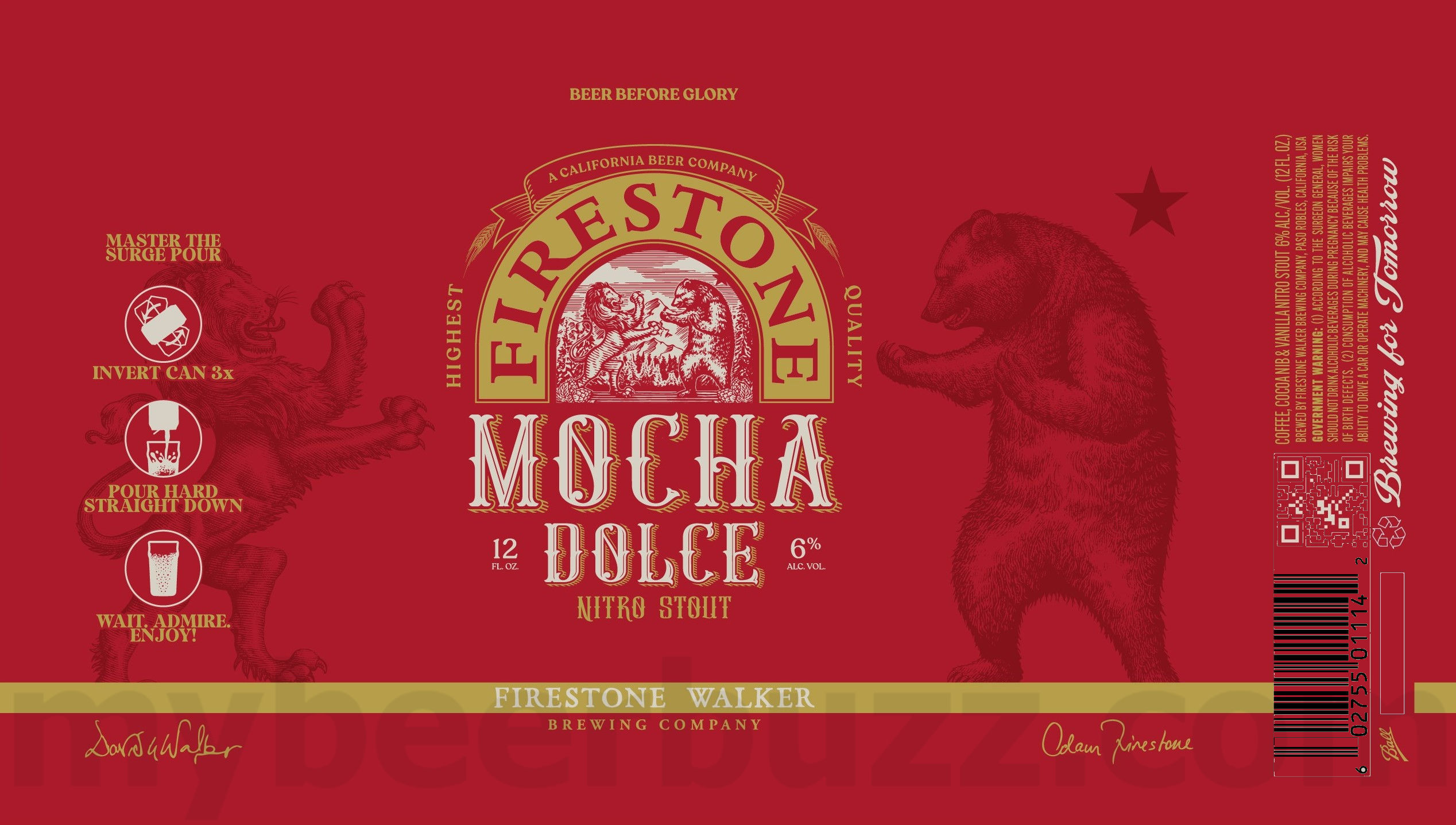 Firestone Walker Adding Mocha Dolce Nitro Stout Cans & Barrelworks Ferus Spontaneous 9 apostMBB 3457
