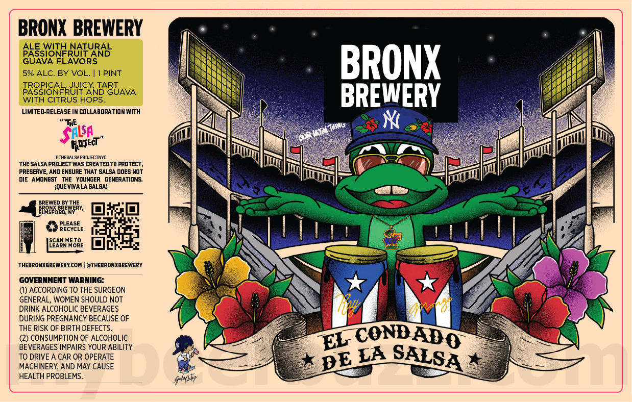 Bronx Brewery Yerrrr!!, El Condado De La Salsa & Habibx Coming To Y Series / Friends Who Fight / Super Eight / Three Kings / 24K / Uptown Stories / Knock On Wood / Bodega Brew / Smile My Guy / World Gone Hazy IPA / Well Earned / Now Youse Can’t Leave / Ode To The Black Fiddler / Stout Fire / La Comunidad / Power Up / Play Date / Respira / Golden Hour / El Jíbaro / Escapism 2 / The Dark Night / Cosmic Haze / Climate Control / Around The Way / The Bronx Breed Greatness / World Gone Rose / Limelight / Cortes / City Island Sour / The Fat Cap Brawler / Cafe Wha? / Ofrenda / Rayas Y Estrellas / Power Up / Rabble Rouser / Tropic Like It's Hot / Das Bronx / Tattooed Pumpkin / Showtime! 23 apostMBB 3472