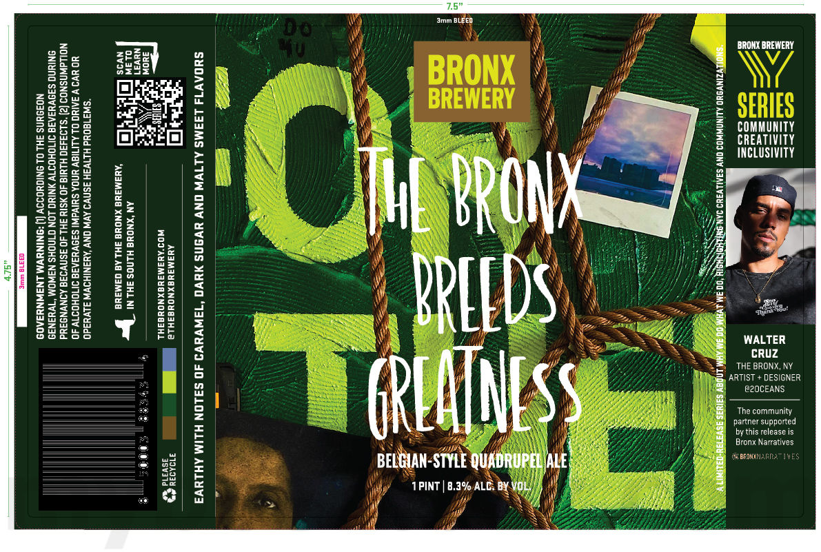 Bronx Brewery Yerrrr!!, El Condado De La Salsa & Habibx Coming To Y Series / Friends Who Fight / Super Eight / Three Kings / 24K / Uptown Stories / Knock On Wood / Bodega Brew / Smile My Guy / World Gone Hazy IPA / Well Earned / Now Youse Can’t Leave / Ode To The Black Fiddler / Stout Fire / La Comunidad / Power Up / Play Date / Respira / Golden Hour / El Jíbaro / Escapism 2 / The Dark Night / Cosmic Haze / Climate Control / Around The Way / The Bronx Breed Greatness / World Gone Rose / Limelight / Cortes / City Island Sour / The Fat Cap Brawler / Cafe Wha? / Ofrenda / Rayas Y Estrellas / Power Up / Rabble Rouser / Tropic Like It's Hot / Das Bronx / Tattooed Pumpkin / Showtime! 35 apostMBB 3484