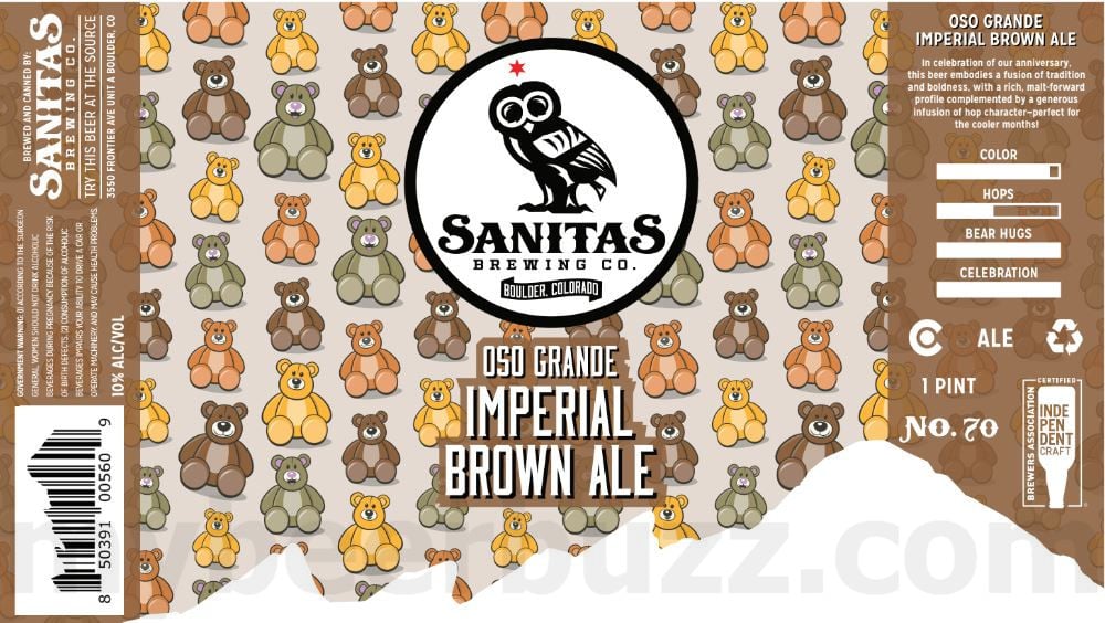 Sanitas Adding Cherry Saison, Everyday Mountain Pils, Tropical Sour, Sunsational IPA, Patio Sessions, Experimental Hop Series DIPA, Double Dry-Hopped Hazy IPA, Nutcracker IPA, Black IPA, Saison, Mountain Route Stout, Cherry Deluge, Memsic The Younger, The Bandito, Munich Lager, Patio Sessions, The Bandito, Munich Lager, Lager, Experimantal Hop Series Double IPA, Cheers From Englewood, Nutcracker IPA, Purple Rays, Oso Grande, IPA, Pink Haze Hazy IPA & Barbe Rouge Experimental Hop Series Double IPA 15 apostMBB 3513