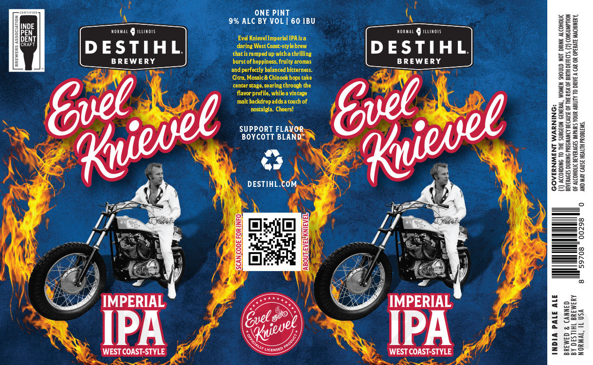 DESTIHL Adding Dill Pickle Sour Beer / The Haze Between / ‘Elima Hua / Dragonfruit Mango / Cherry Pie / Easy Haze / Dosvidanya S’mores / Peach Wheat / Oktoberfest / Spicy Pickle Sour Beer / Pink Raspberry Lemonade / Lemon Tart / Strangest Of Hazes / 2023 Dosvidanya / Deadhead IPA / Deadhead Imperial IPA / Counter Clockweisse / DESTIHL Lager / Lime Kolsch / Black Angel / True Evel / Evel Knievel / Pink Moonlight / Deadhead Double Red / Deadhead Mango IPA / Deadhead Tourbus 19 apostMBB 3524