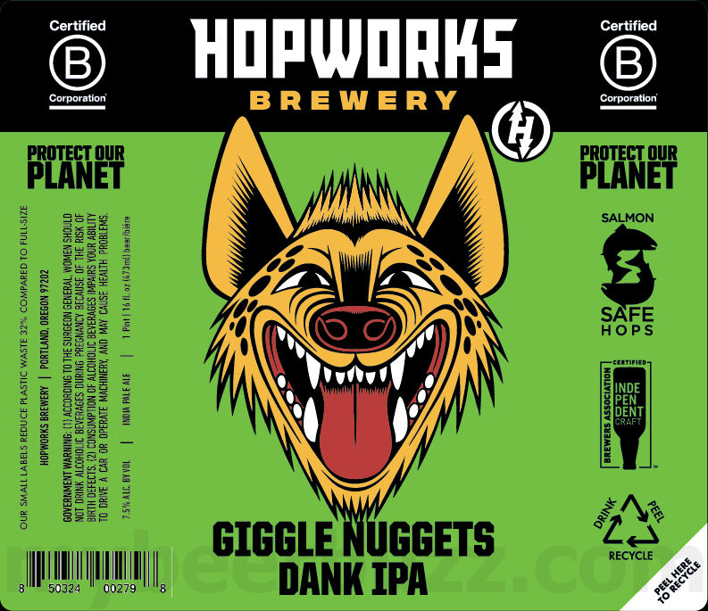Hopworks Working On Buddha’s Hand, Chuckle Cones & Giggle Nuggets 8 apostMBB 3530