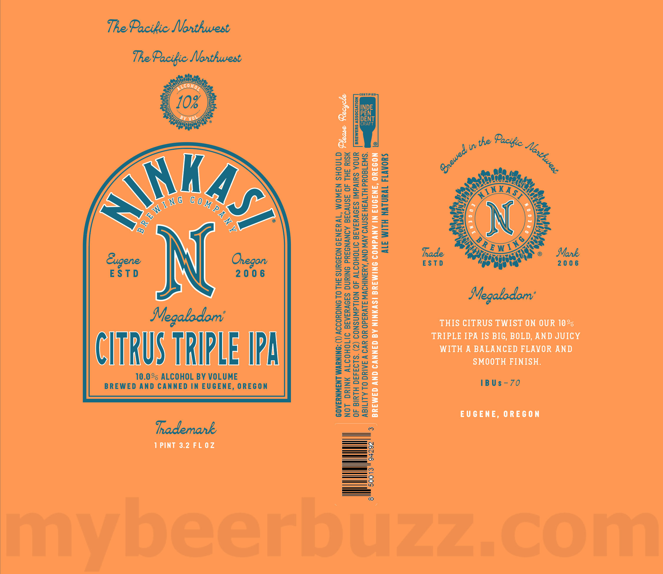 Ninkasi Working On Solar Cruiser Pale Ale / Megalodom / Tricerahops / Eclipsosaurus / Velocihoptor / Total Domination 8 apostMBB 3546