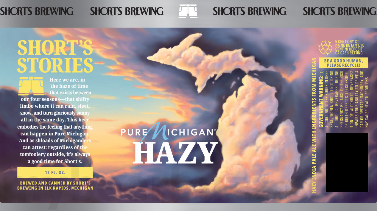 Short’s Adding XVIII Anniversary Ale / Melt My Brain / Gitchy Gitchy Ooh La La / Strawberry Short’s Cake / Peaches And Cream / Key Lime Pie / Market Legend / Local’s Light Lime / Soft Parade / Local’s Light / Dock Sitting / Pure Michigan Summer IPA / Switcheroo / Huma Lupa Licious / Pumpkincrusha / Sour Parade / Lil’ Huma / The Huckster 2.0 / Gemini / Snow Globe / Slurma Claus / Chuggasus / Juicy Tree / Raisin Apollo / Yoda’s Blend / Double Freedom Of ‘78 / Space Rock / Spruce Pilsner / Exterior Illumination / Ho Ho Hopit! / Tea Pain / Hazy Huma / Pure Michigan Winter Pils / Power Of Love / Pure Michigan Spring IPL / Psychedelia Cat Grass / Humongous Huma / Evil Urges / Critterless / Hopstache / Pandemonium Pale Ale / Pontius Road Pilsner / Black Cherry Porter / Aorta Ale / Freedom Of ‘78 / Melt My Brain / Soft Parade Shandy / Mule Beer / Local's Shandy / Pure Michigan Hazy / Anni Ale / Pure Michigan Cherry Kölsch 24 apostMBB 3558