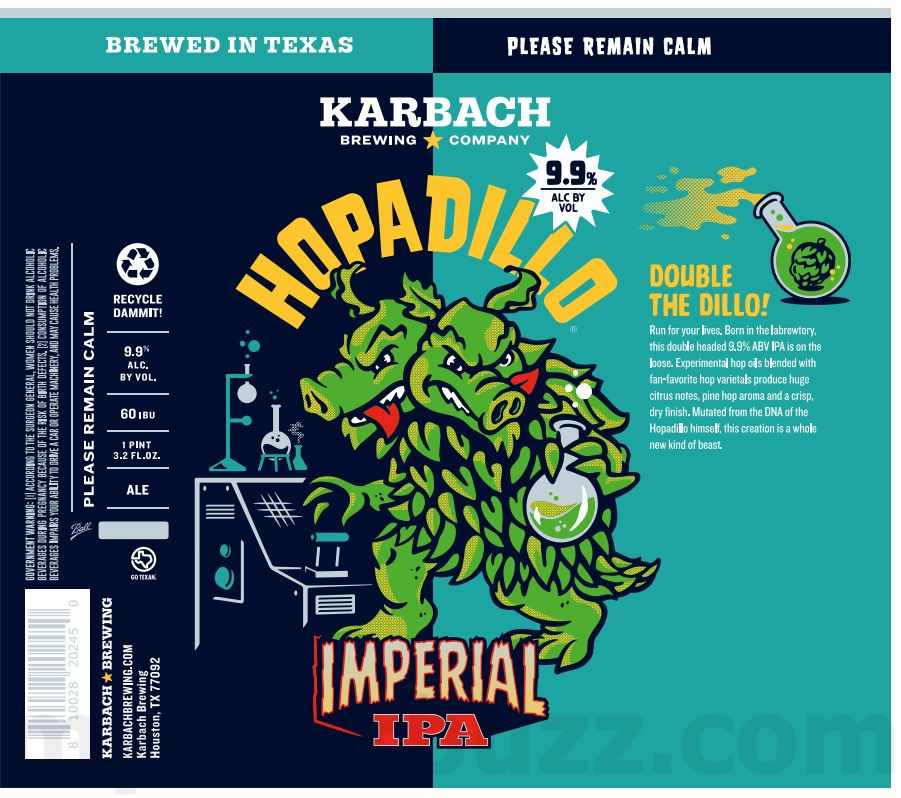 Karbach Adding Rodeo Clown Imperial Hazy IPA, Love Street Citrus, Love Street Light, Karbachtoberfest, Love Street Peach, Margarita Cocktail, Paloma Cocktail, Weekend Warrior, Cerveza Especial, Hopadillo, Free & Easy, ZiegenBock, Crawford Bock, Love Street Blonde, Dunkels & Dragons, Hoplectic, Crawford Pale Ale, Rhubarbed, Crawford Shandy, Pumpkin In Lager, Yuletide Confessions, All Seas IPA, Texas Lager and Rodeo Clown Imperial Tropical IPA 25 apostMBB 3599