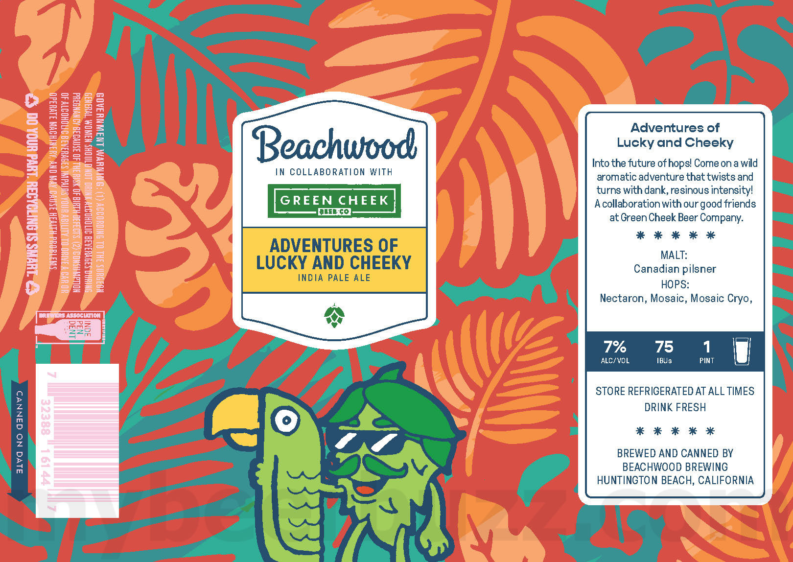 Beachwood & Green Cheek Collaborate On Always In Style / Everything Is Nothing With A Twist / Never Been Cool / Hoptangle/ Infinite Resonance / We Are Who We Pretend To Be / Illuminare / Umeshisho / Coolship Chaos / Hive Vibe / Cuvée Wallingford / Electrohop / Come In Grape Your Time Is Up / Sole Magic / Pairs Well With Pizza / Party Crusher / Beach-Fu! / Masucot 10 apostMBB 3604