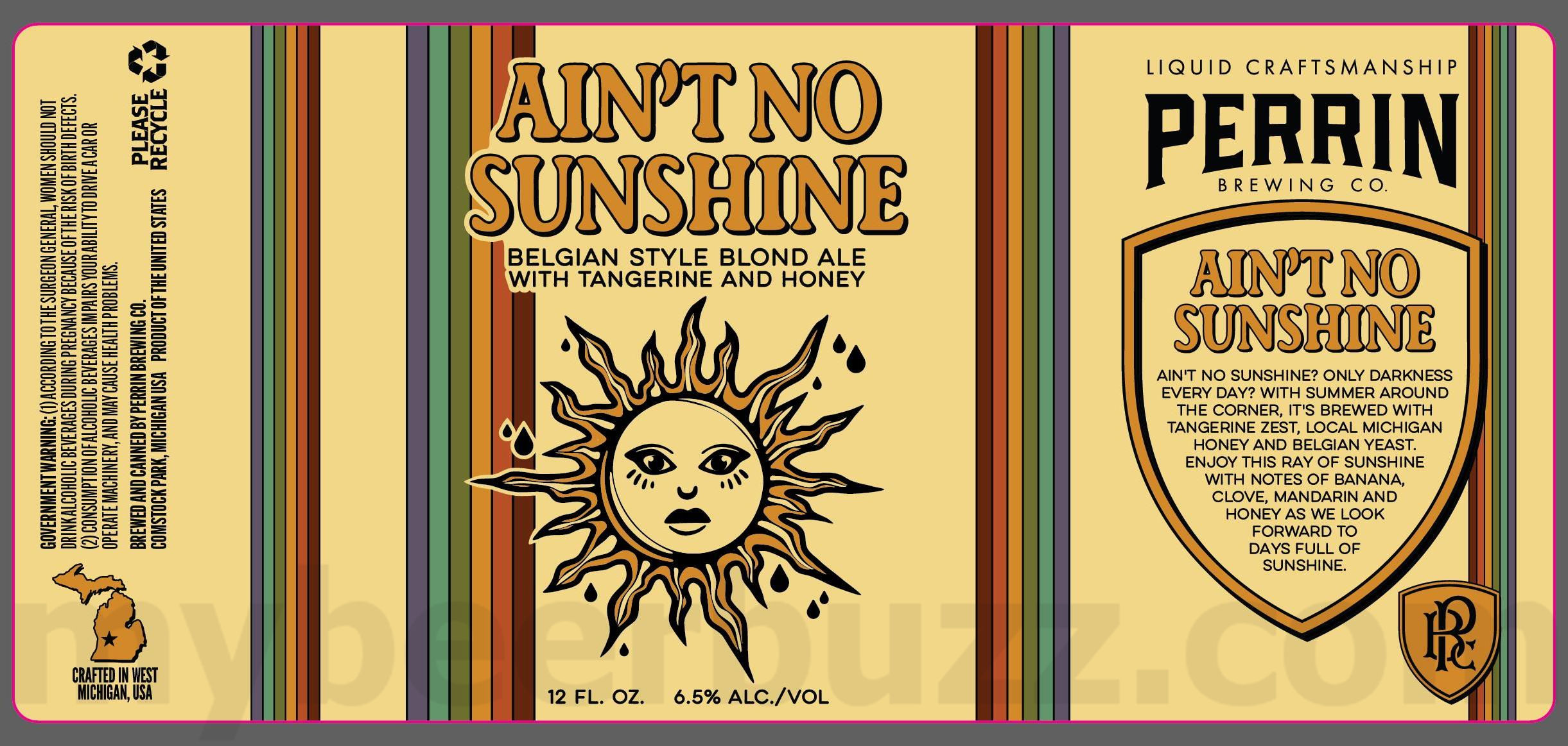 Perrin Brewing Adding Dream Seeker Raspberry Blonde, Slingshot Sour, Pleasant Pils, Pineapple Upside Sown IPA, Malted Milk Ball, Peanut Butter Cup Black, Hazelnut Black, Citrus Punch, Cast A Lime, Cast A Lime Lager, Ain't No Sunshine, Bashtoberfest & Nitro Black 10 apostMBB 3616