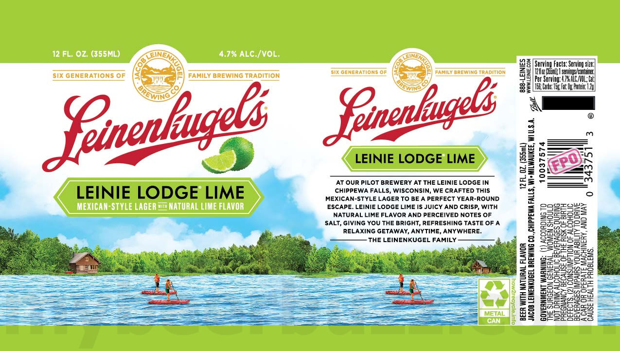 Leinenkugel’s Adding Juicy Peach / Grapefruit Shandy / Sunset Wheat / Honey Lemon Light / Red lager / Leinie Lodge Lime 9 apostMBB 3622