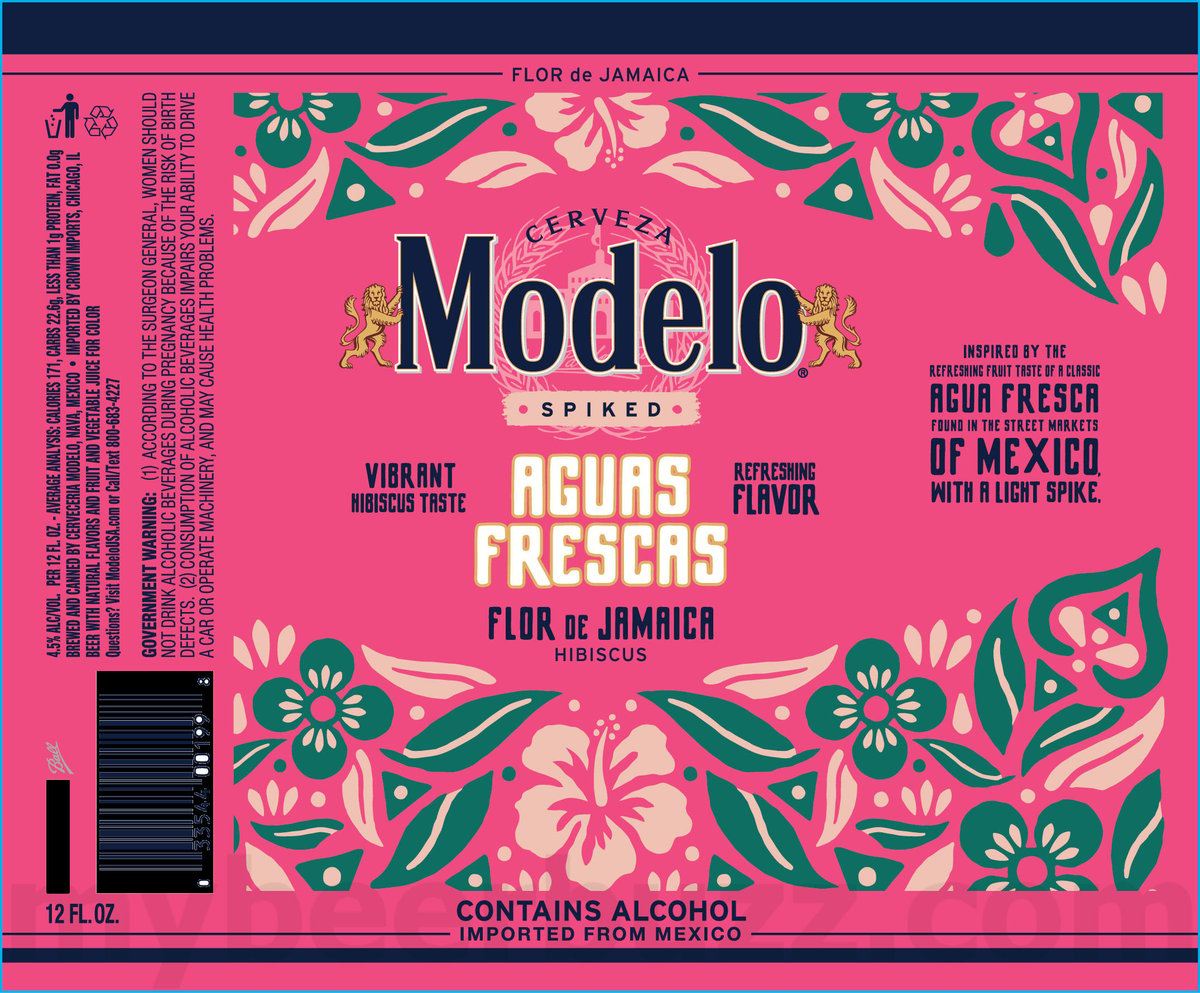 Modelo Adding Cantarito Style Cerveza, Modelo Oro, Celebramos Dia De Los Muertos, Chelada Mango Y Chile, Chelada Pina Picante, Aguas Frescas, Chelada Fresa Picante, Aguas Frescas Flor De Jamaica, Aguas Frescas Pepino Y Limon, Chelada Suprema Tropical & Modelo Chelada Naranja Picosa 10 apostMBB 3626