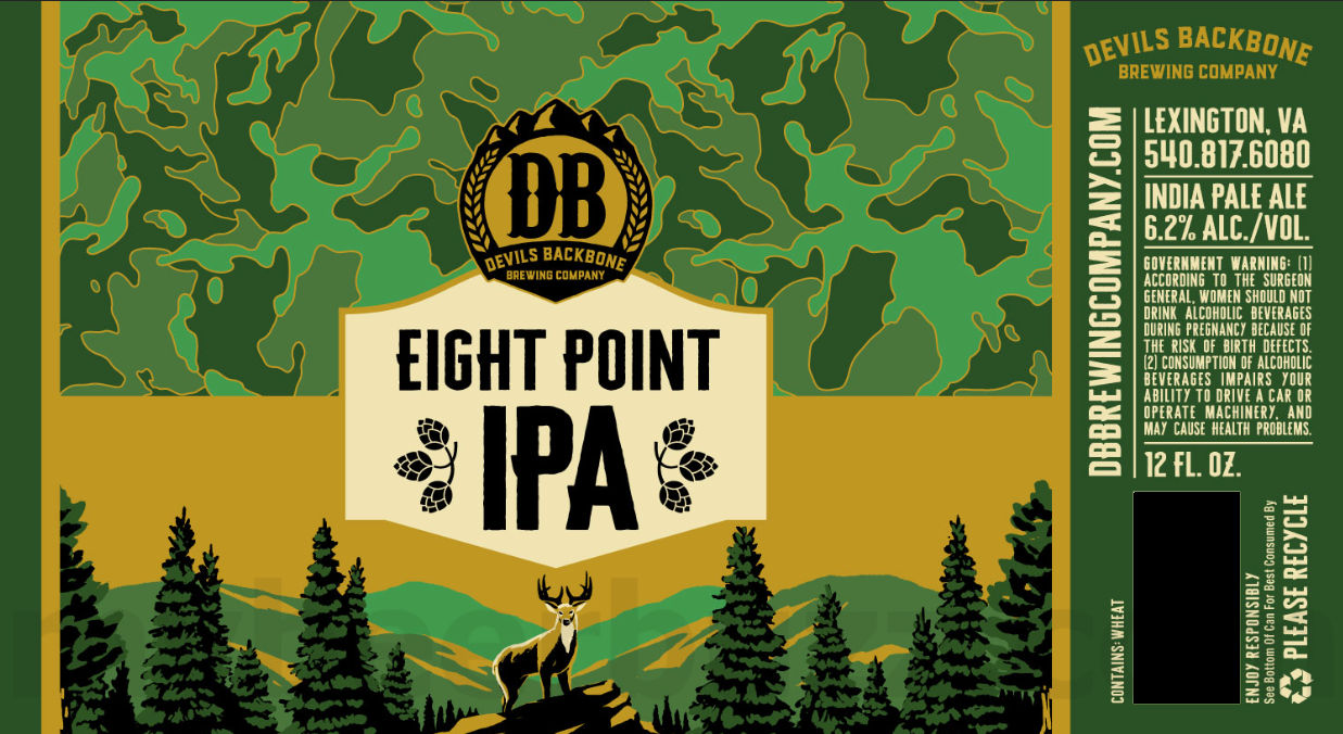 Devils Backbone Packaging Update: Cyborg Brain Juice, Juicy Magic, 16 Point, 8 Point, Alpine Peak, Call Me Krampus, Beware Of The Haze, Spill The Tea, The Great DB Bake-Off, Equal Pay Cold IPA, Bomb Ass Queen, Get Corny, My Milkshake Brings All The Boys To The Pub, Blueberry Pastry Sour, All Dolled Up, O’Fest, #Dirtbag Life, Land Octopus, Junk Show, Pop Hopsicle, Blood Geyser, How High, Bong Water, The Kush Life, Major Glacier, Super Dank, #Life, Vienna Lager, Spill The Tea, Big Mama Earth, Mazzamurello, Chicken Shirt, Part Labrador, Apple Pie Vienna Lager, Oatmeal Cookie Vienne Lager, Vanilla Latte Vienna Lager, Naughty Or Nice, Part Labrador, Big Yawn, Jamery’s Delight, Hoo Rah Ray, Golden Hour, Yes Please, Tastes Like Beer, Obgwhy Is It Your Biznaz, Heavenly Trip, Juicy Magic, Maibocky My Choice, Top Crop Crop Top, Alien Abucktion, Pumpkin Spice Lager, Abominable Snow Buck, Schwartz Bier, Summer Lager & Bruesecco 10 apostMBB 3634