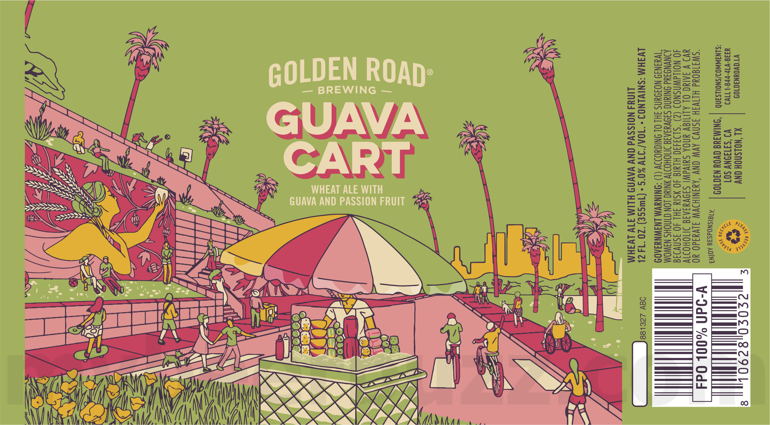 Golden Road Adding Kingdom Blonde Ale For Kansas City Chiefs / Big Hazy Wolf / Better Weather IPA / Ride On / Hard Smoothie / Brew Heaven / Strawberry Cart / Cortes Bank / Chela De Playa / Brew Heaven Hard Seltzer / Non-Alc Mango Cart / Spicy Mango Cart / Street Cart / Apple Pomace Puncheon / Ride On 5 Hop Citrus IPA / Champango / Champango Sprizzini / Champango Peach Divine / Champango White Sangria / LA Dodgers Blonde / Ride On 10 Hop Hazy / Pacific Blonde 30 apostMBB 3699