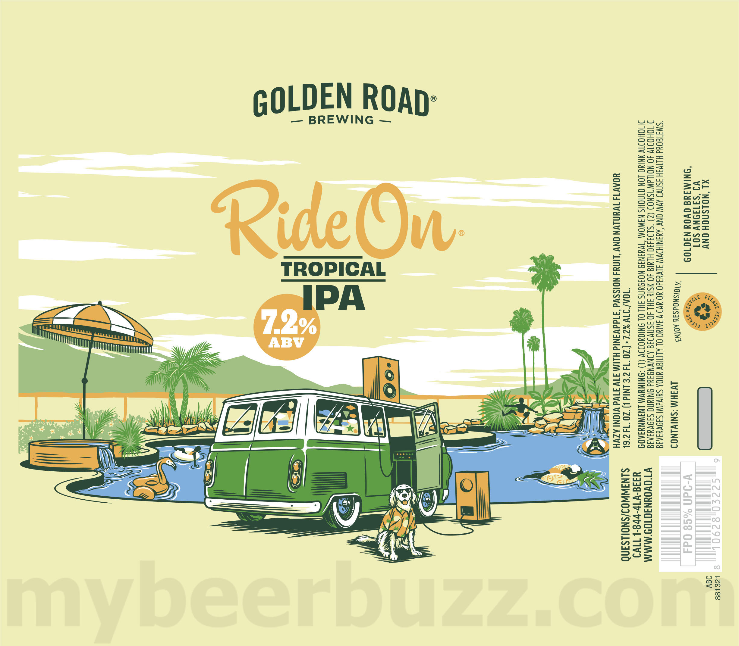 Golden Road Adding Kingdom Blonde Ale For Kansas City Chiefs / Big Hazy Wolf / Better Weather IPA / Ride On / Hard Smoothie / Brew Heaven / Strawberry Cart / Cortes Bank / Chela De Playa / Brew Heaven Hard Seltzer / Non-Alc Mango Cart / Spicy Mango Cart / Street Cart / Apple Pomace Puncheon / Ride On 5 Hop Citrus IPA / Champango / Champango Sprizzini / Champango Peach Divine / Champango White Sangria / LA Dodgers Blonde / Ride On 10 Hop Hazy / Pacific Blonde 33 apostMBB 3702
