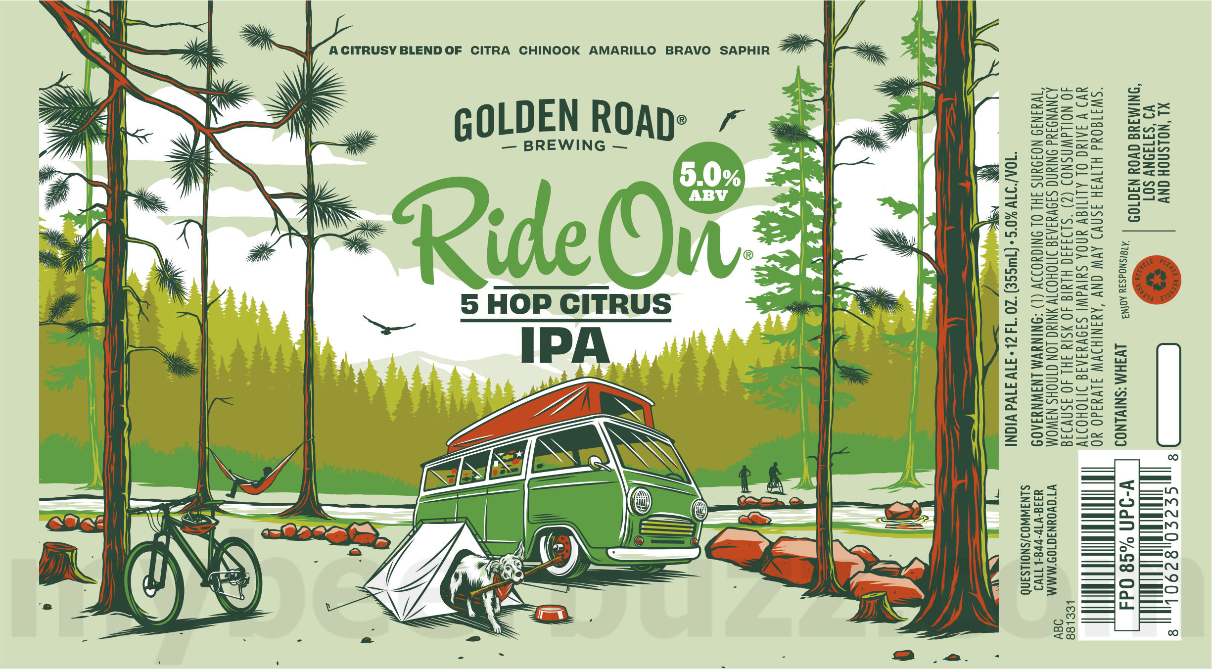 Golden Road Adding Kingdom Blonde Ale For Kansas City Chiefs / Big Hazy Wolf / Better Weather IPA / Ride On / Hard Smoothie / Brew Heaven / Strawberry Cart / Cortes Bank / Chela De Playa / Brew Heaven Hard Seltzer / Non-Alc Mango Cart / Spicy Mango Cart / Street Cart / Apple Pomace Puncheon / Ride On 5 Hop Citrus IPA / Champango / Champango Sprizzini / Champango Peach Divine / Champango White Sangria / LA Dodgers Blonde / Ride On 10 Hop Hazy / Pacific Blonde 35 apostMBB 3704
