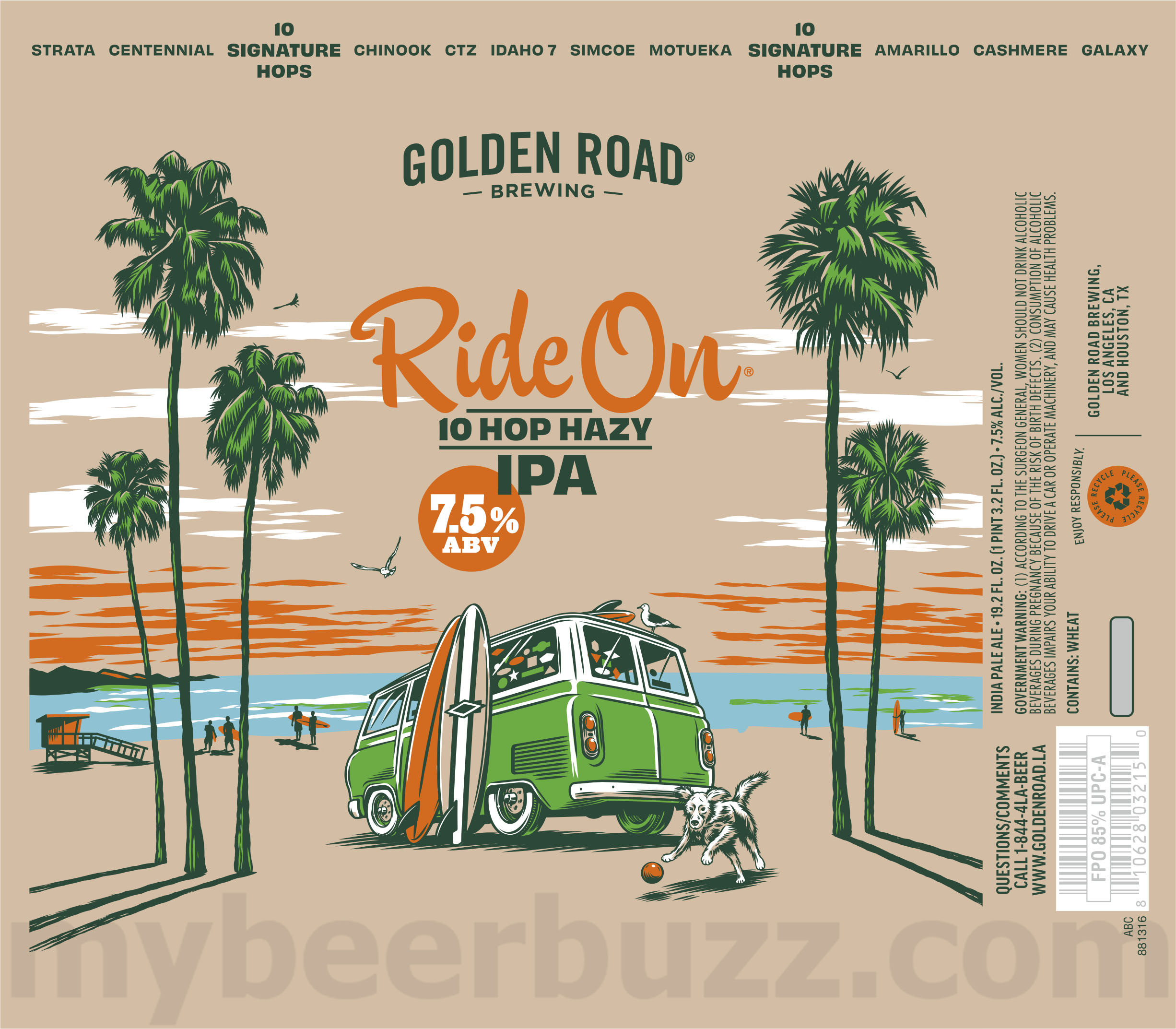 Golden Road Adding Kingdom Blonde Ale For Kansas City Chiefs / Big Hazy Wolf / Better Weather IPA / Ride On / Hard Smoothie / Brew Heaven / Strawberry Cart / Cortes Bank / Chela De Playa / Brew Heaven Hard Seltzer / Non-Alc Mango Cart / Spicy Mango Cart / Street Cart / Apple Pomace Puncheon / Ride On 5 Hop Citrus IPA / Champango / Champango Sprizzini / Champango Peach Divine / Champango White Sangria / LA Dodgers Blonde / Ride On 10 Hop Hazy / Pacific Blonde 40 apostMBB 3709