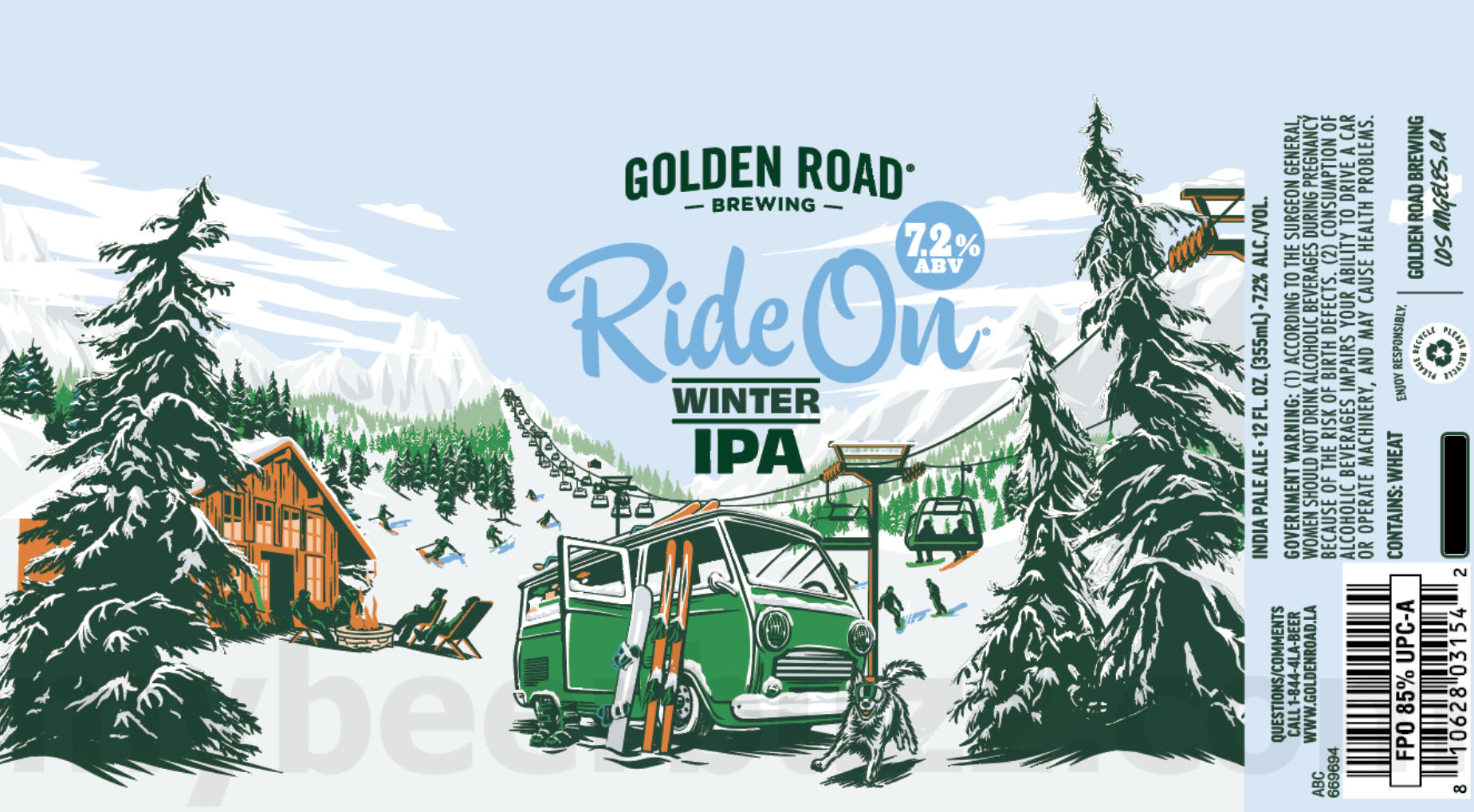 Golden Road Adding Kingdom Blonde Ale For Kansas City Chiefs / Big Hazy Wolf / Better Weather IPA / Ride On / Hard Smoothie / Brew Heaven / Strawberry Cart / Cortes Bank / Chela De Playa / Brew Heaven Hard Seltzer / Non-Alc Mango Cart / Spicy Mango Cart / Street Cart / Apple Pomace Puncheon / Ride On 5 Hop Citrus IPA / Champango / Champango Sprizzini / Champango Peach Divine / Champango White Sangria / LA Dodgers Blonde / Ride On 10 Hop Hazy / Pacific Blonde 49 apostMBB 3718