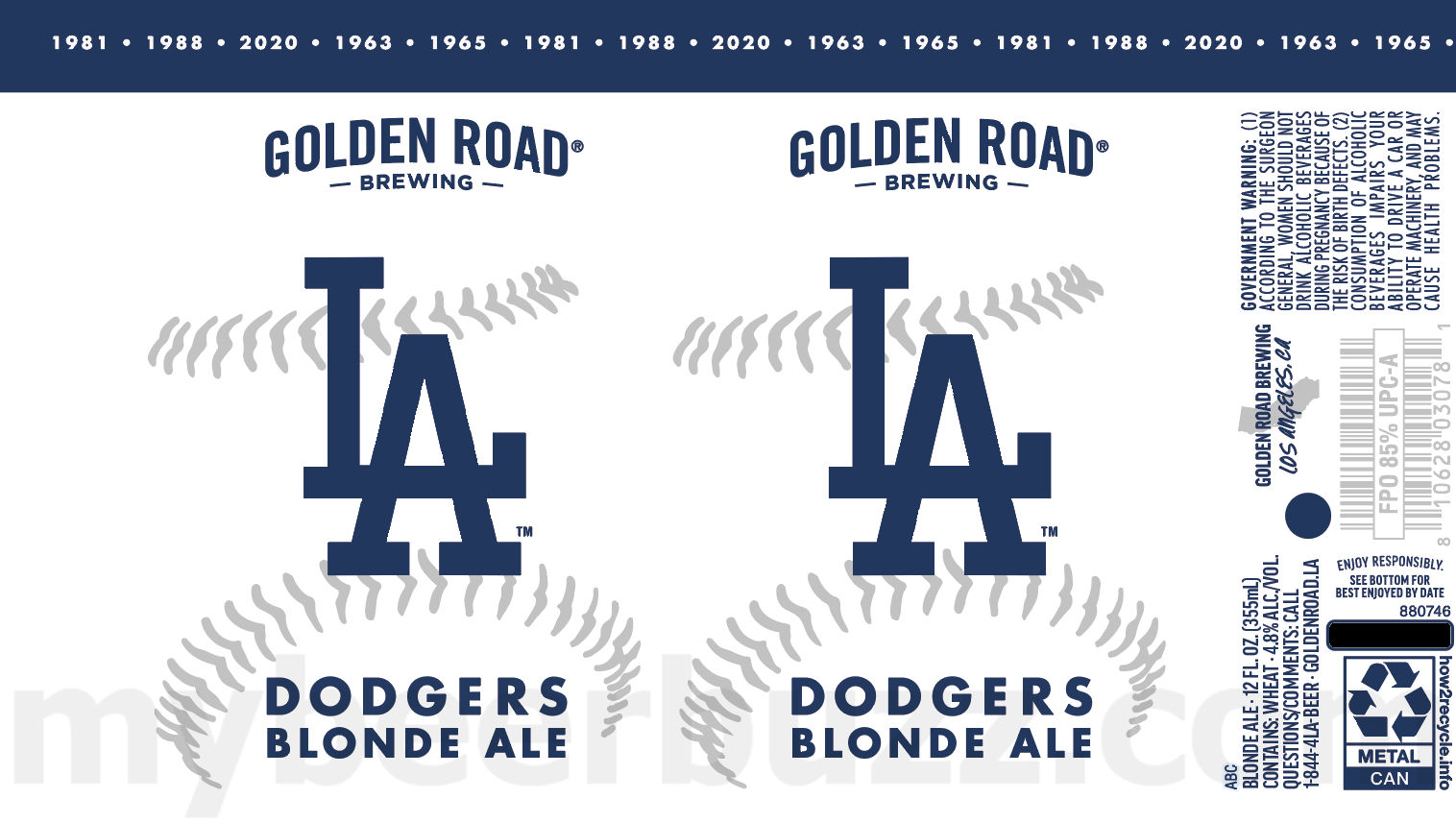 Golden Road Adding Kingdom Blonde Ale For Kansas City Chiefs / Big Hazy Wolf / Better Weather IPA / Ride On / Hard Smoothie / Brew Heaven / Strawberry Cart / Cortes Bank / Chela De Playa / Brew Heaven Hard Seltzer / Non-Alc Mango Cart / Spicy Mango Cart / Street Cart / Apple Pomace Puncheon / Ride On 5 Hop Citrus IPA / Champango / Champango Sprizzini / Champango Peach Divine / Champango White Sangria / LA Dodgers Blonde / Ride On 10 Hop Hazy / Pacific Blonde 50 apostMBB 3719