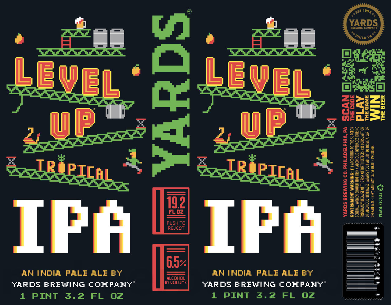Yards Working On Level Up Tropical IPA Cans 11 apostMBB 3725