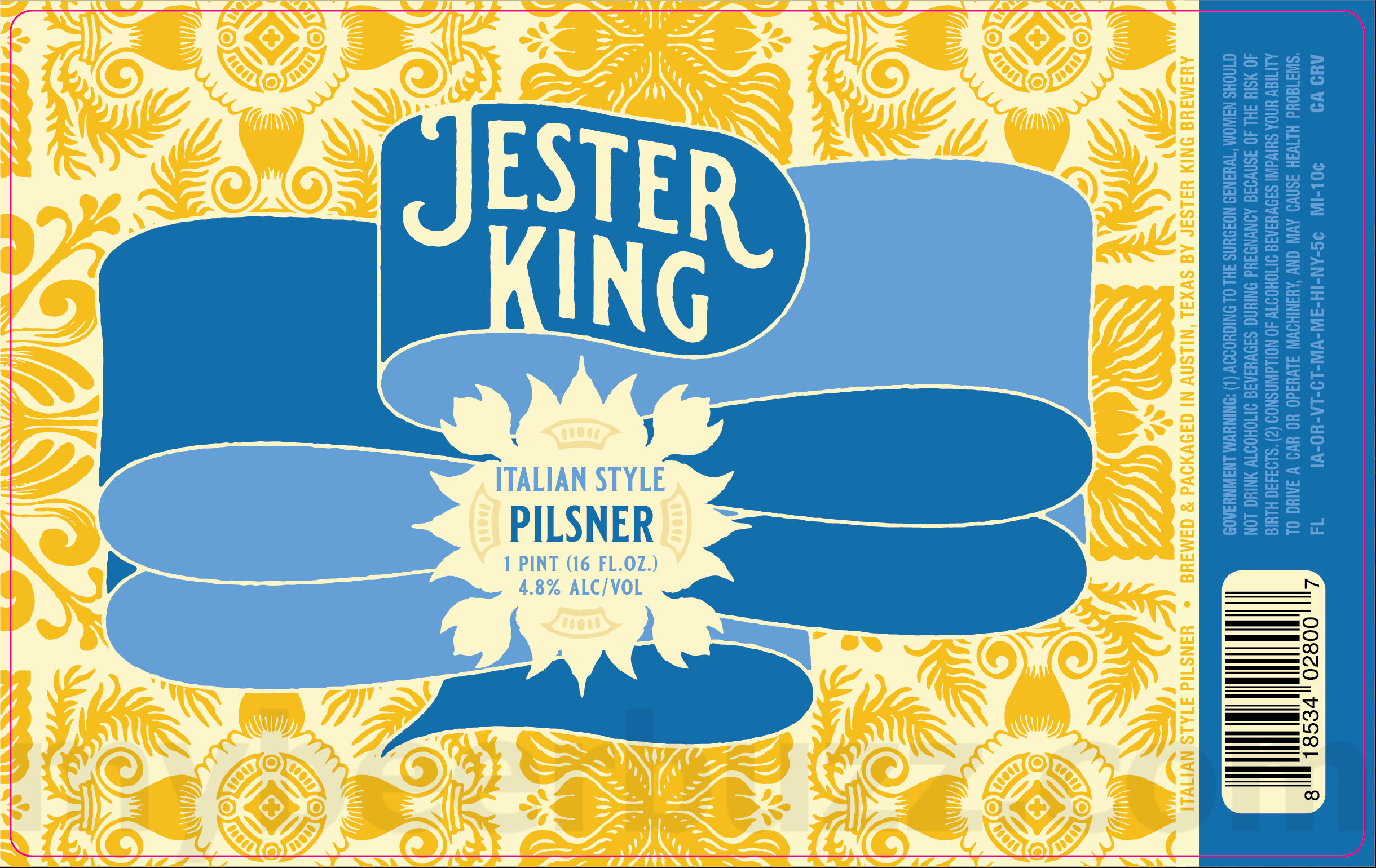 Jester King Adding Italian Style Pilsner Cans 8 apostMBB 3847