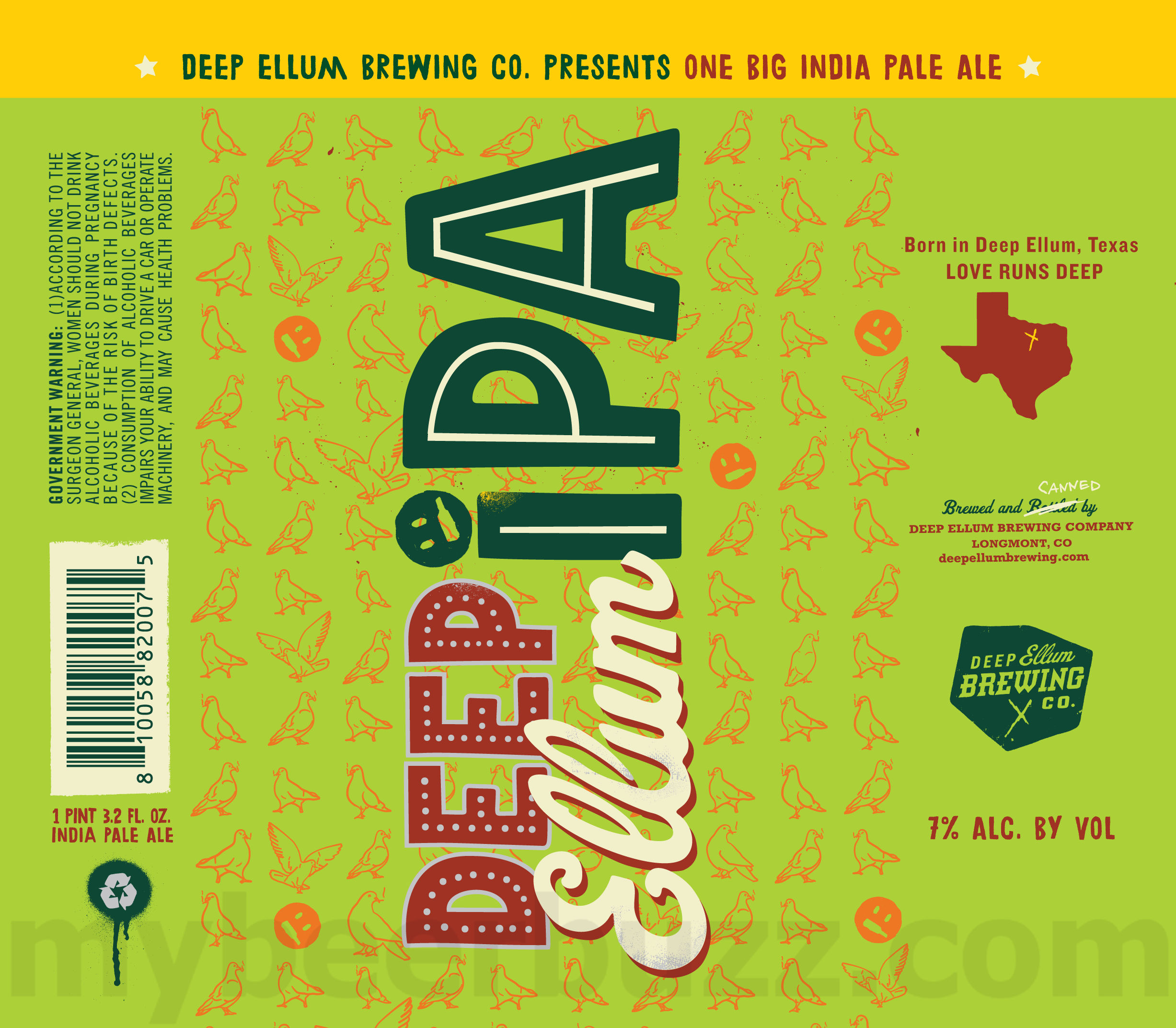 Deep Ellum Adding Cadillac Bandito Beer With Sea Salt, IPA. Hop Seeker & Lime and Blind Berry, Blind Pickle, Blind Peach, Blind Lime Hard Seltzer / Play Date / Dallas Blonde / Hazy IPA / Churro Bandito / Mayhem / DAL 19 apostMBB 3856