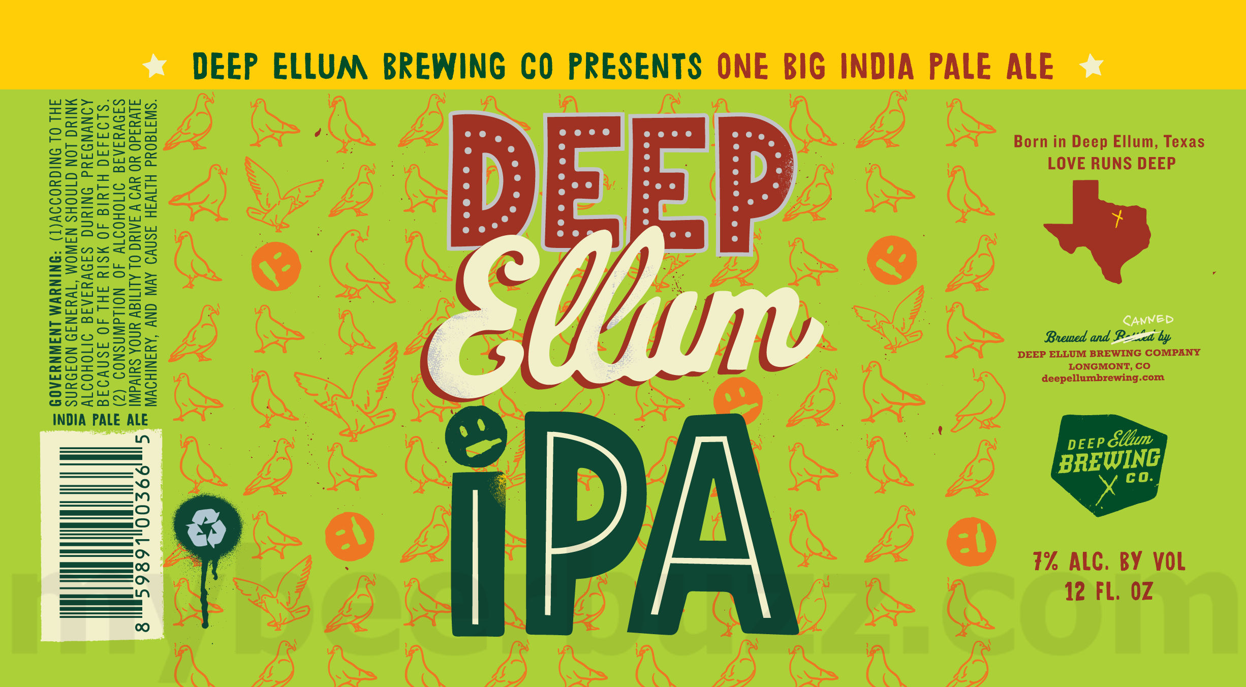 Deep Ellum Adding Cadillac Bandito Beer With Sea Salt, IPA. Hop Seeker & Lime and Blind Berry, Blind Pickle, Blind Peach, Blind Lime Hard Seltzer / Play Date / Dallas Blonde / Hazy IPA / Churro Bandito / Mayhem / DAL 20 apostMBB 3857