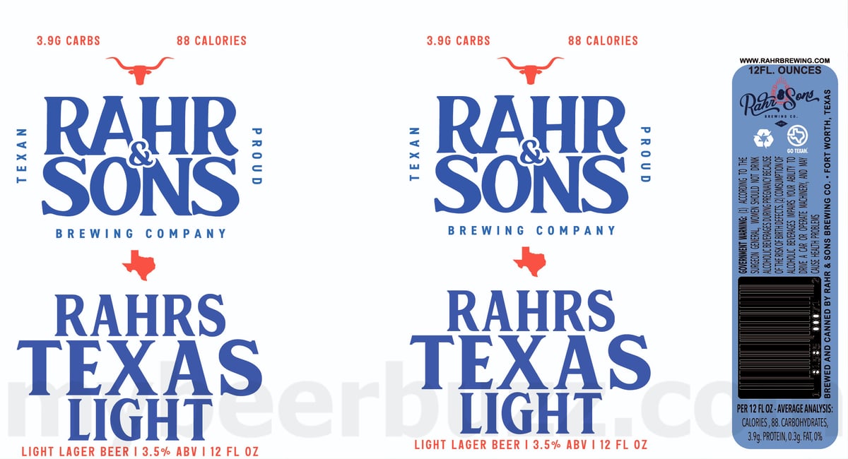 Rahr & Sons Drunken Santa, Rahr Che Lada Cielo Rojo, Son Of A Gum & Hazy Hefe, Barrel Fest, Hazy DC, S’more Pug, Stormcloud, Hop Series IPA El Dorado, Paleta De Fresa, Hop Series IPA Mosaic, Paleta De Piña, Paleta De Peach, Centennial IPA, Hop Series Nelson Sauvin IPA, Paleta De Guava, Amarillo IPA. Paleta De Orange Crema, Texas Light, Cashmere IPA, Paleta De Cherry Cream, Lemon Shandy, Eureka IPA, Lemon Drop & Pecker Wrecker Returning In 12oz Cans 20 apostMBB 3878