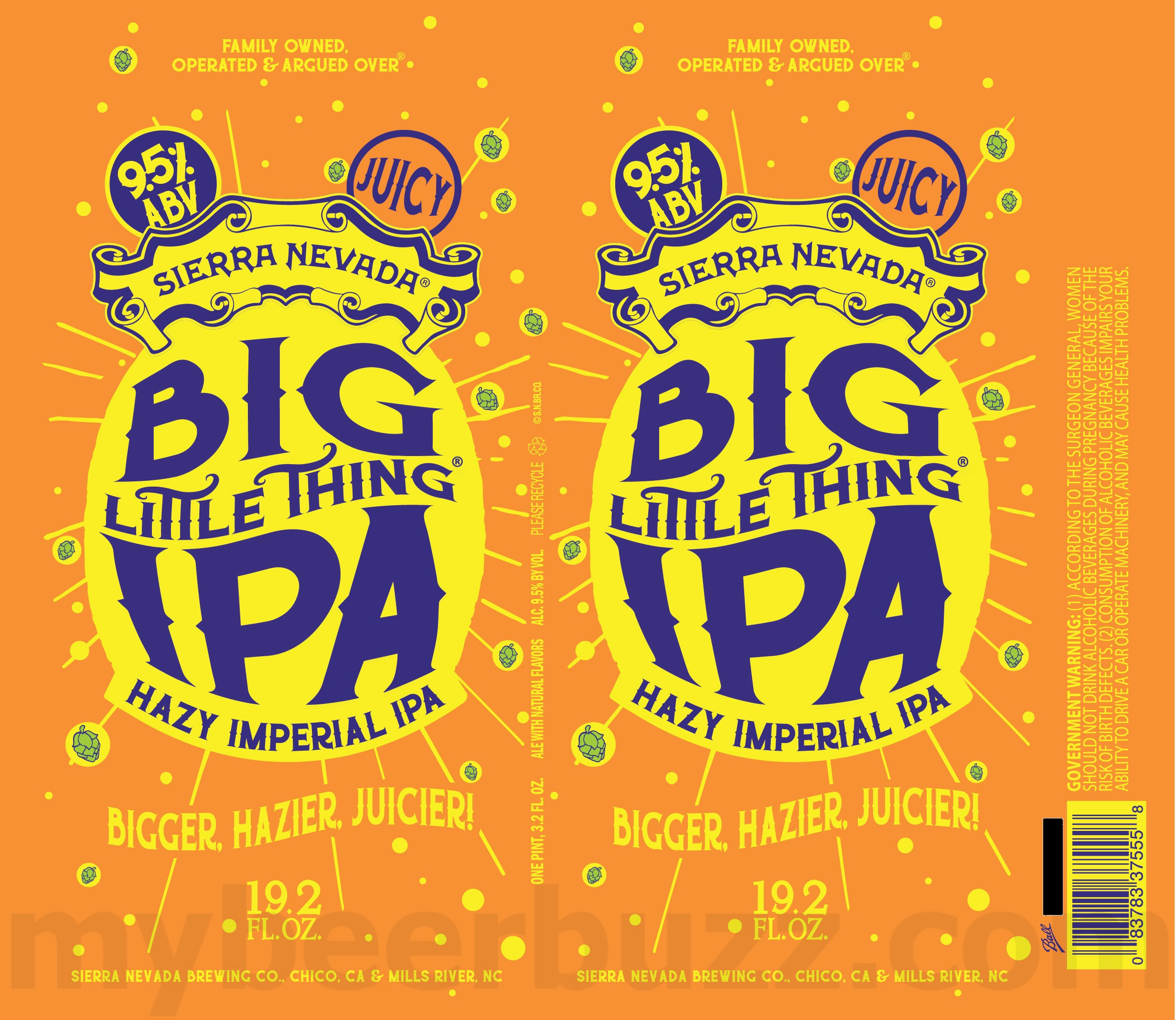 Sierra Nevada Adding Big Little Thing IPA / Hazy Little Thing 11 apostMBB 3901
