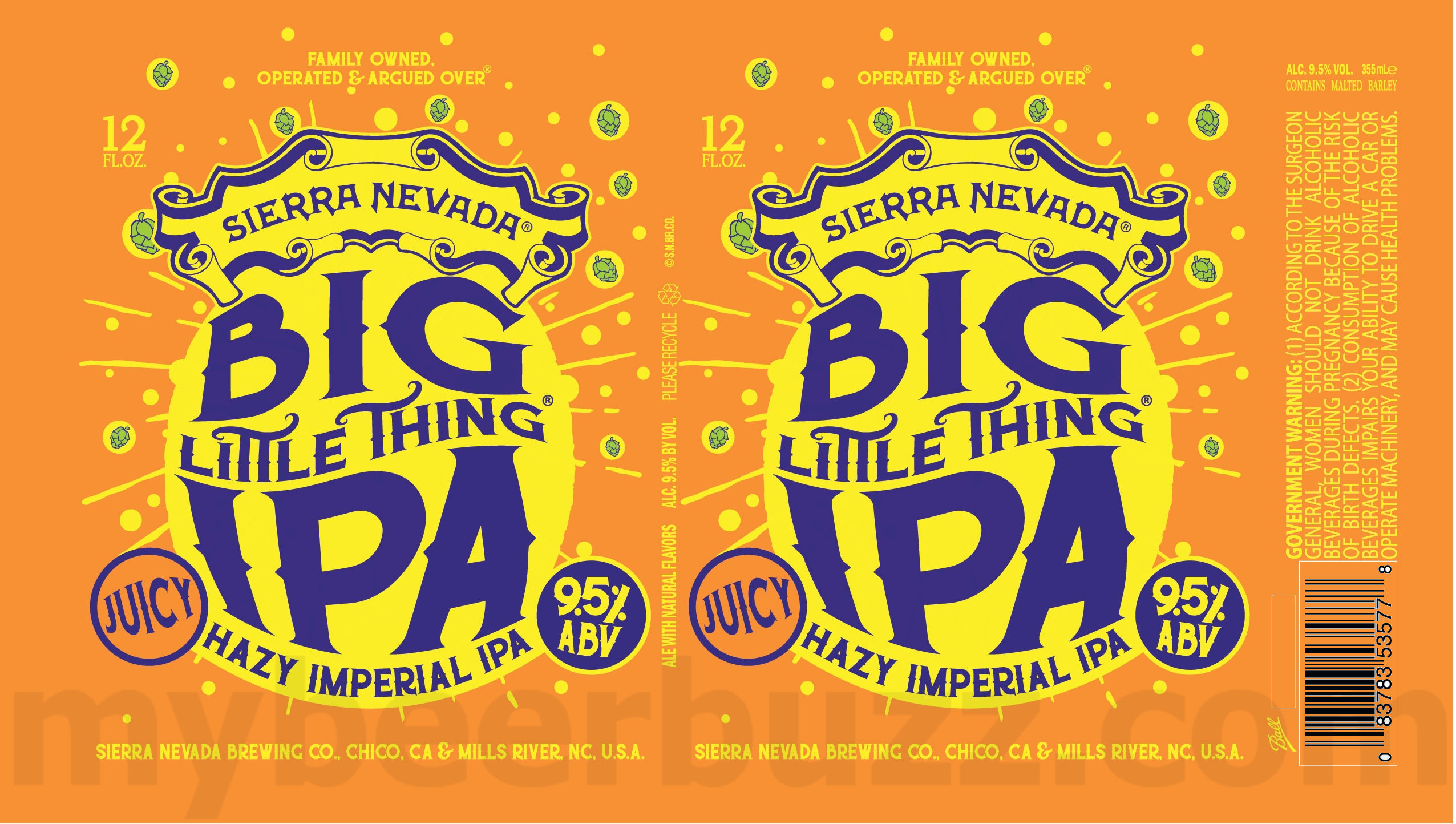 Sierra Nevada Adding Big Little Thing IPA / Hazy Little Thing 12 apostMBB 3902