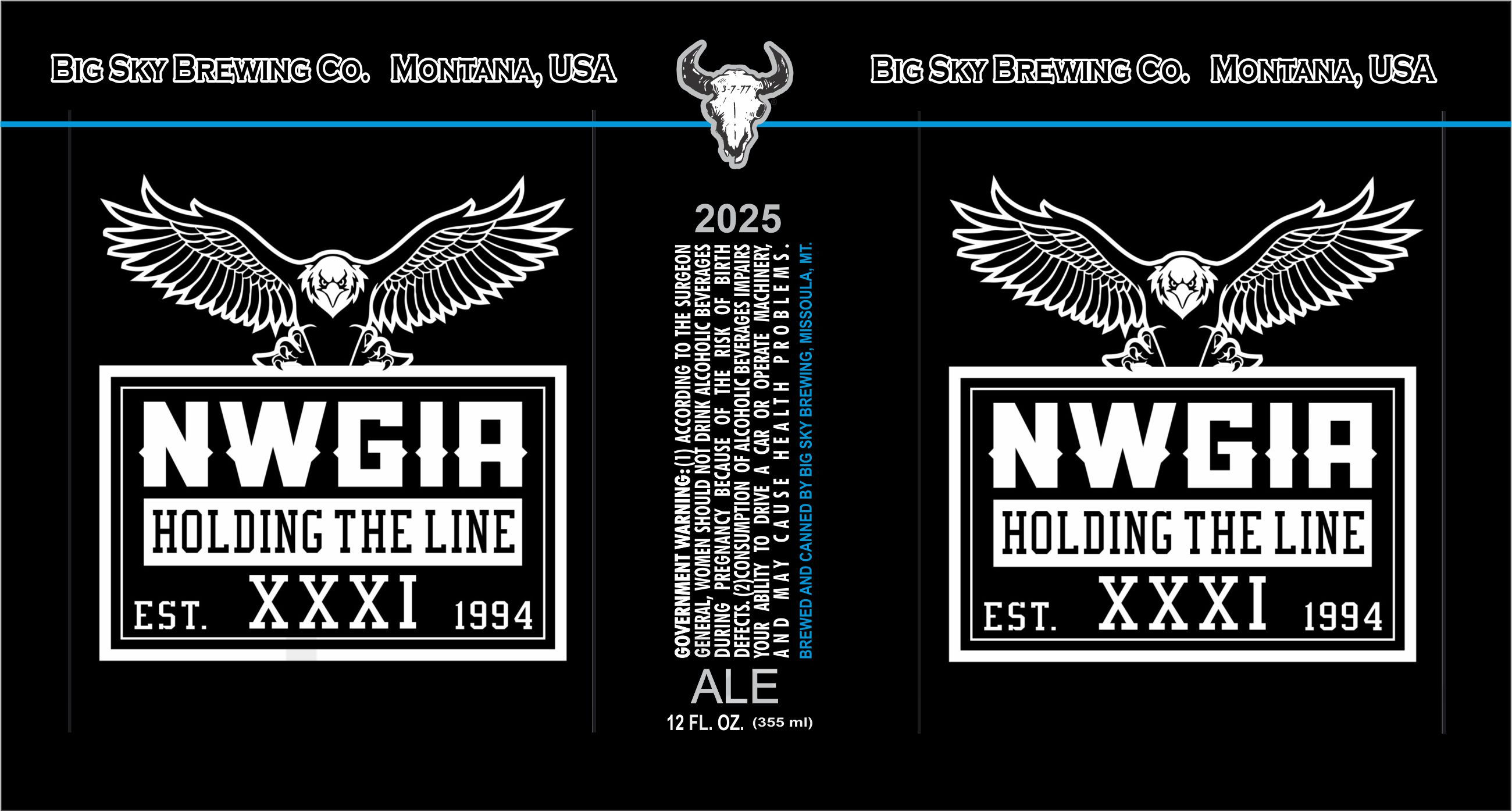 Big Sky Brewing Adding Summer Honey, Hazy I.P.A., Slow Elk, Oktoberfest, Ivan The Terrible, Double Juicy Mango IPA, Shake A Day, Pilsner, IPA, Raspberry Blonde, NWGIA, 2025 SmokeJumpers, Biere De Nöel, 1st In Asia Ale & BSP Cans 16 apostMBB 3948