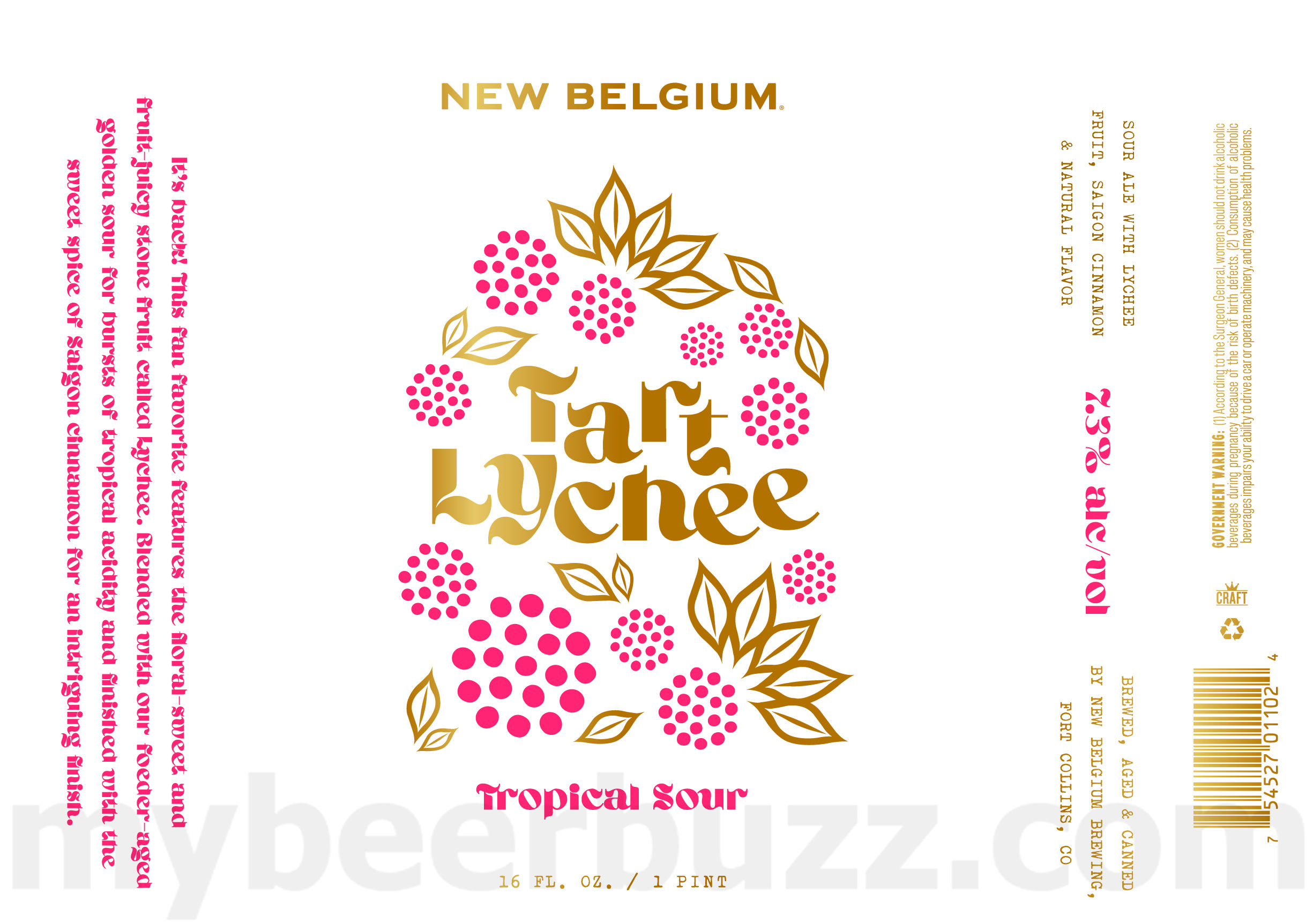 New Belgium Adding Tart Lychee Tropical Sour Cans 8 apostMBB 3969