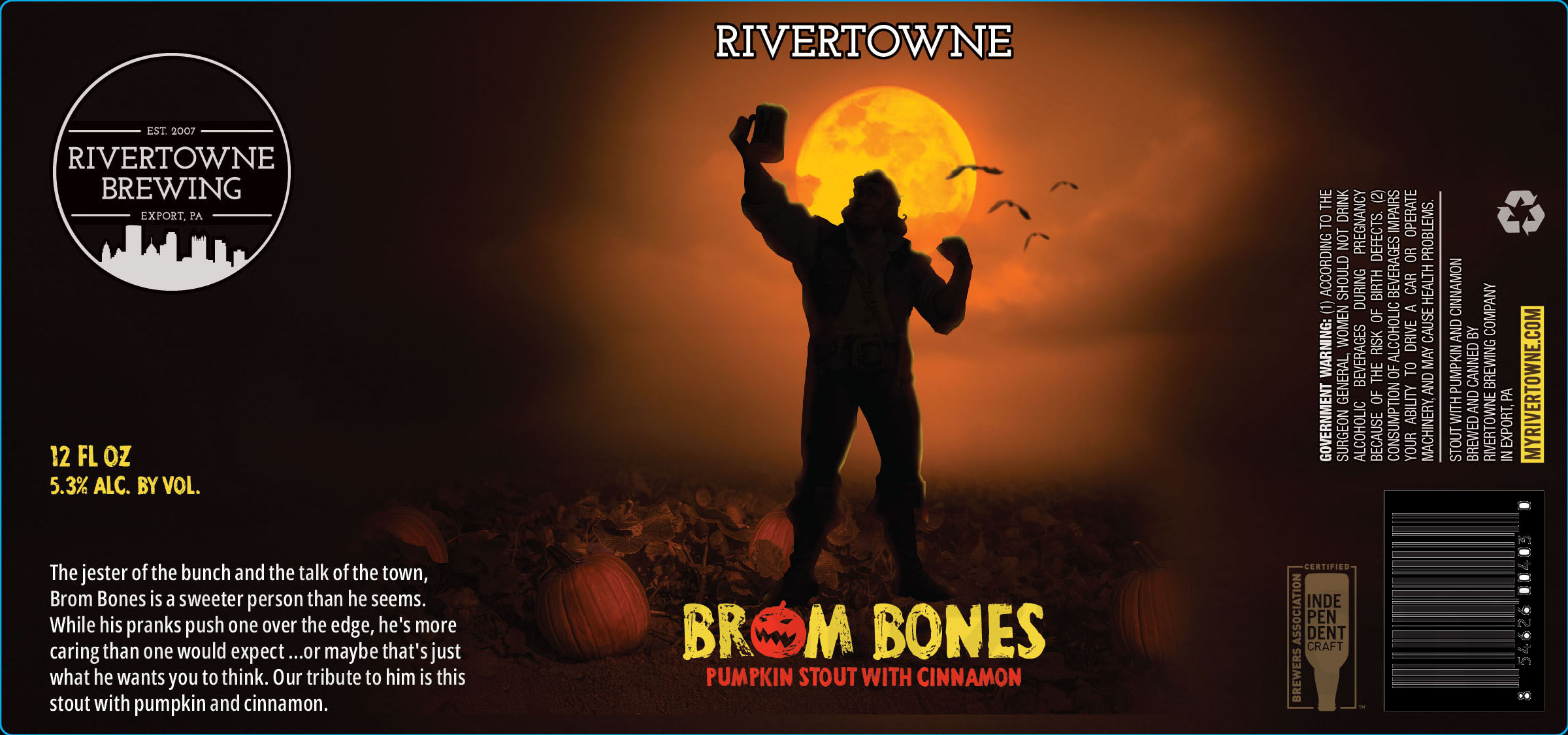 Rivertowne Adding Hala Mango, Hazy Morning, Hala Kahiki, Suburban Housewife, Samoa Showdown, Export Stout, Southside Cerveza, Hot Metal IPA, Birmingham IPA, Fort Duquesne IPA, Classic Kickback, Warhol Bridge IPA, Carson Bridge IPA, Glove Dropper IPA, Pixburgh Haze, Poolside Peaches, Ichabod Crane, Brom Bones & Hala Kolada Cans 9 apostMBB 3980