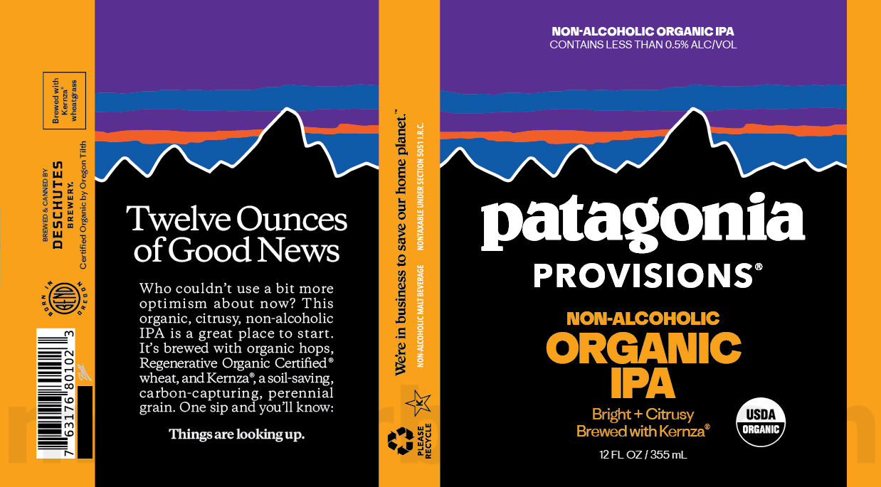 Deschutes & Patagonia Provisions Collaborate On Non-Alcoholic Organic IPA Deschutes & Patagonia Provisions Collaborate On Non-Alcoholic Organic IPA