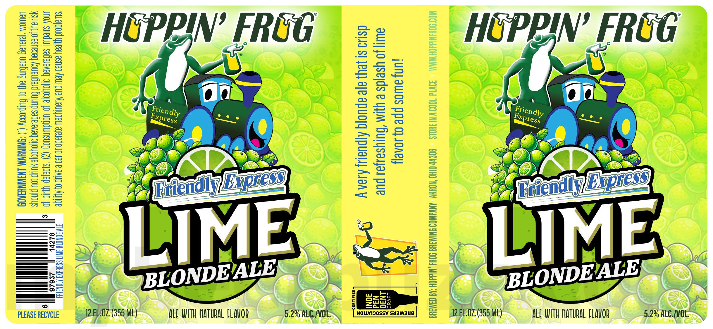 Hoppin’ Frog & RadAir Racing Team Up For RadAir Racing Pilsner / Pitchside Pils / Friendly Express Lime Blonde Ale / Hoppin' Pilsner 10 apostMBB 4071