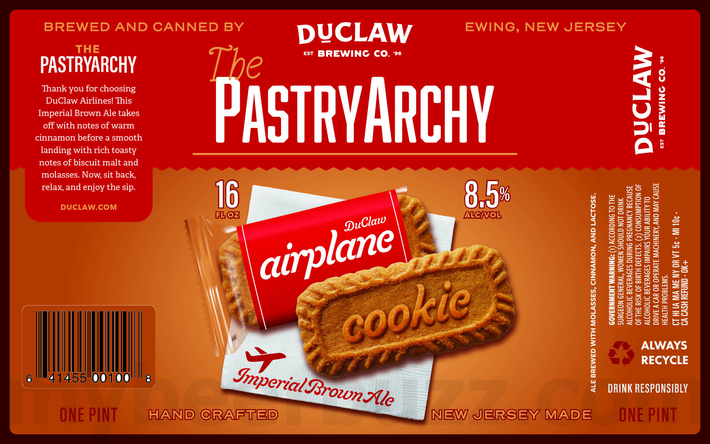 DuClaw Adding The PastryArchy Airplane Cookie DuClaw Adding The PastryArchy Airplane Cookie